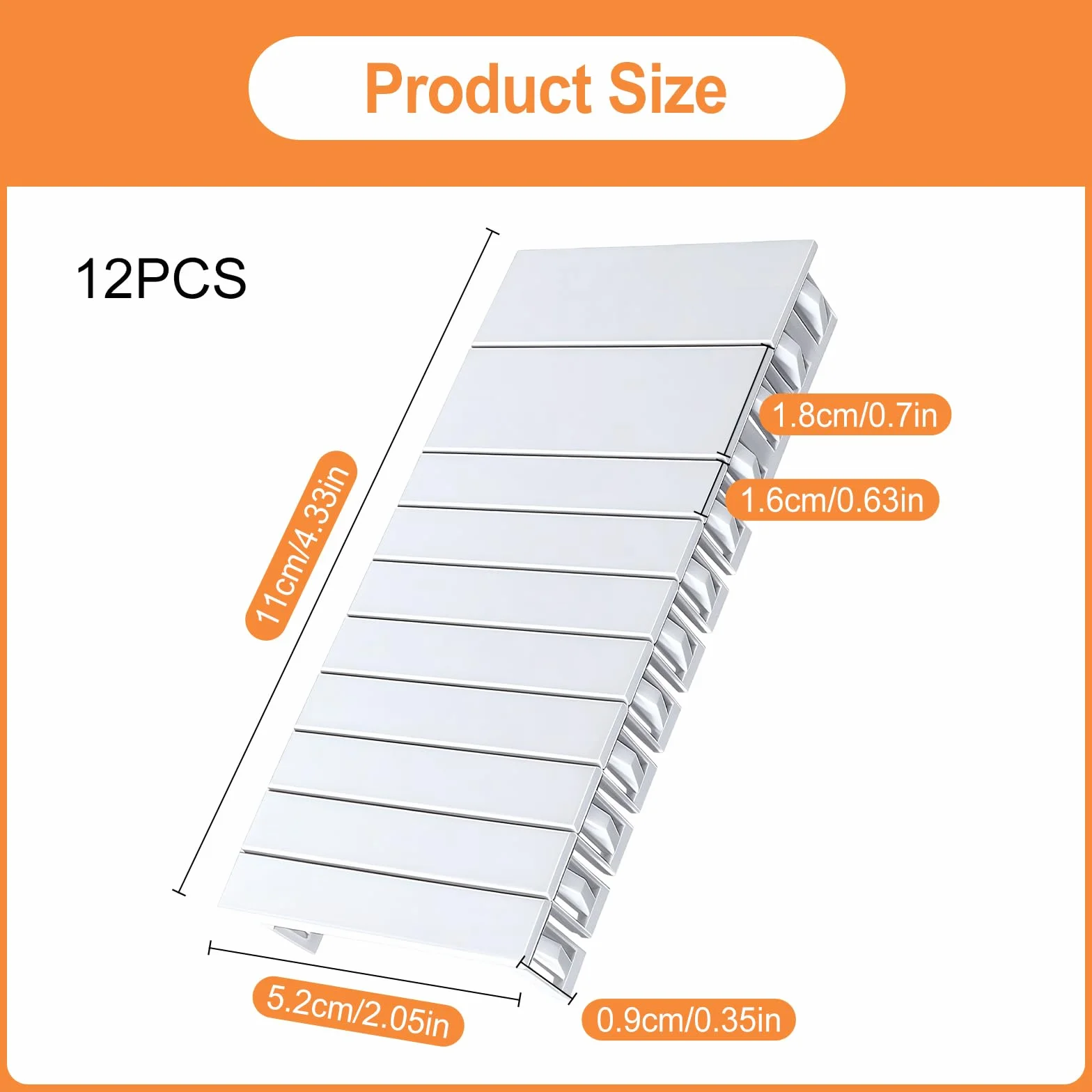 12 Piezas Tapa Cuadro Electrico 11 cm X 5,2 cm, Tapas Ciegas Cuadros Electricos Compatibles con Placas de Cubierta de Seguridad F-Tronic, Hager Y Hensel, Extraíbles y Combinables