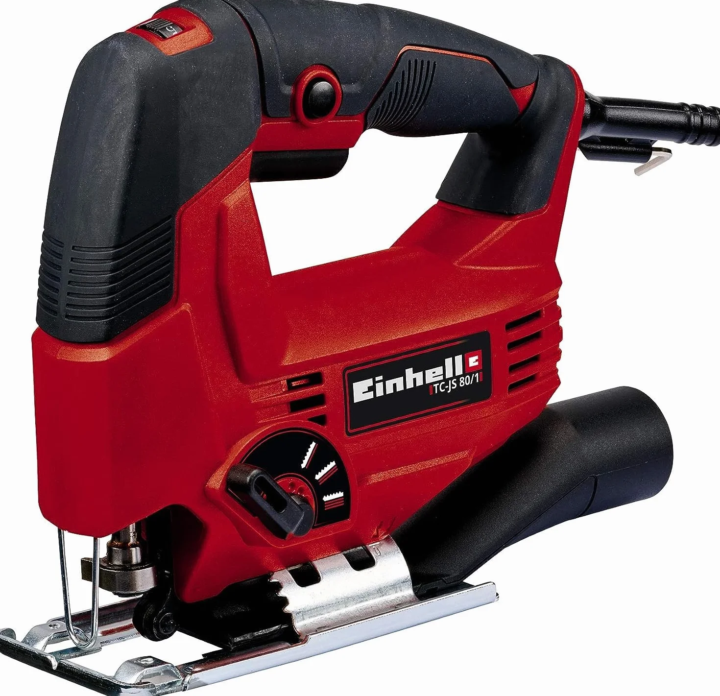 Einhell Sierra de Calar Electronica TC JS 80/1, Potencia 550 W, Color Rojo