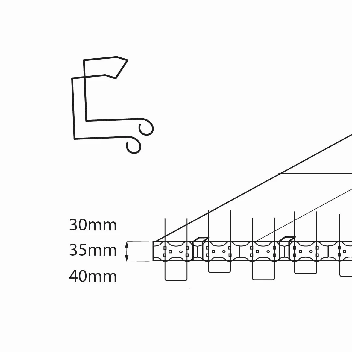 Clips de Fijación para Pinchos de Paneles Solares