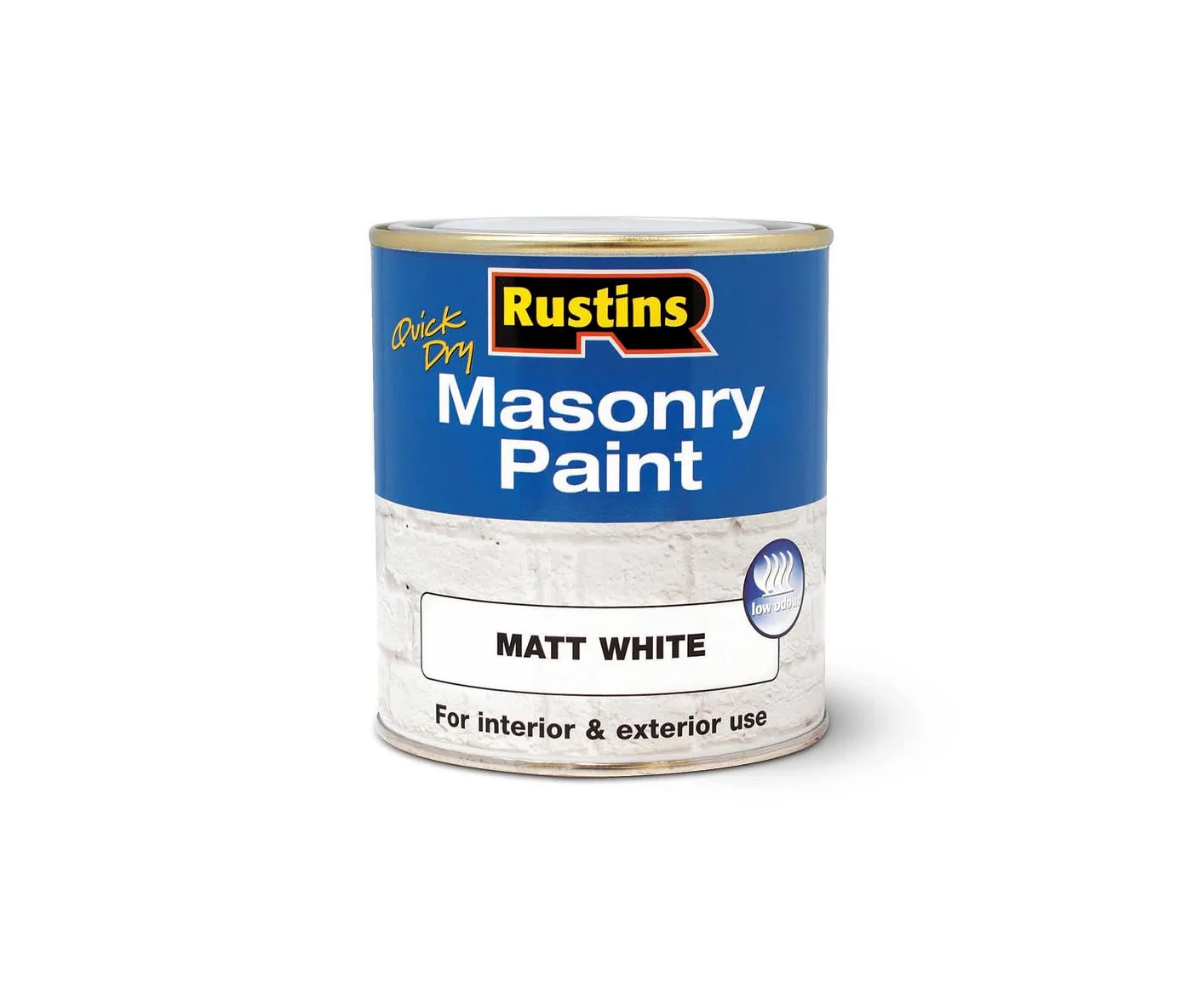 Pintura de mampostería Rustins MASPW500, de 500 ml, color blanco