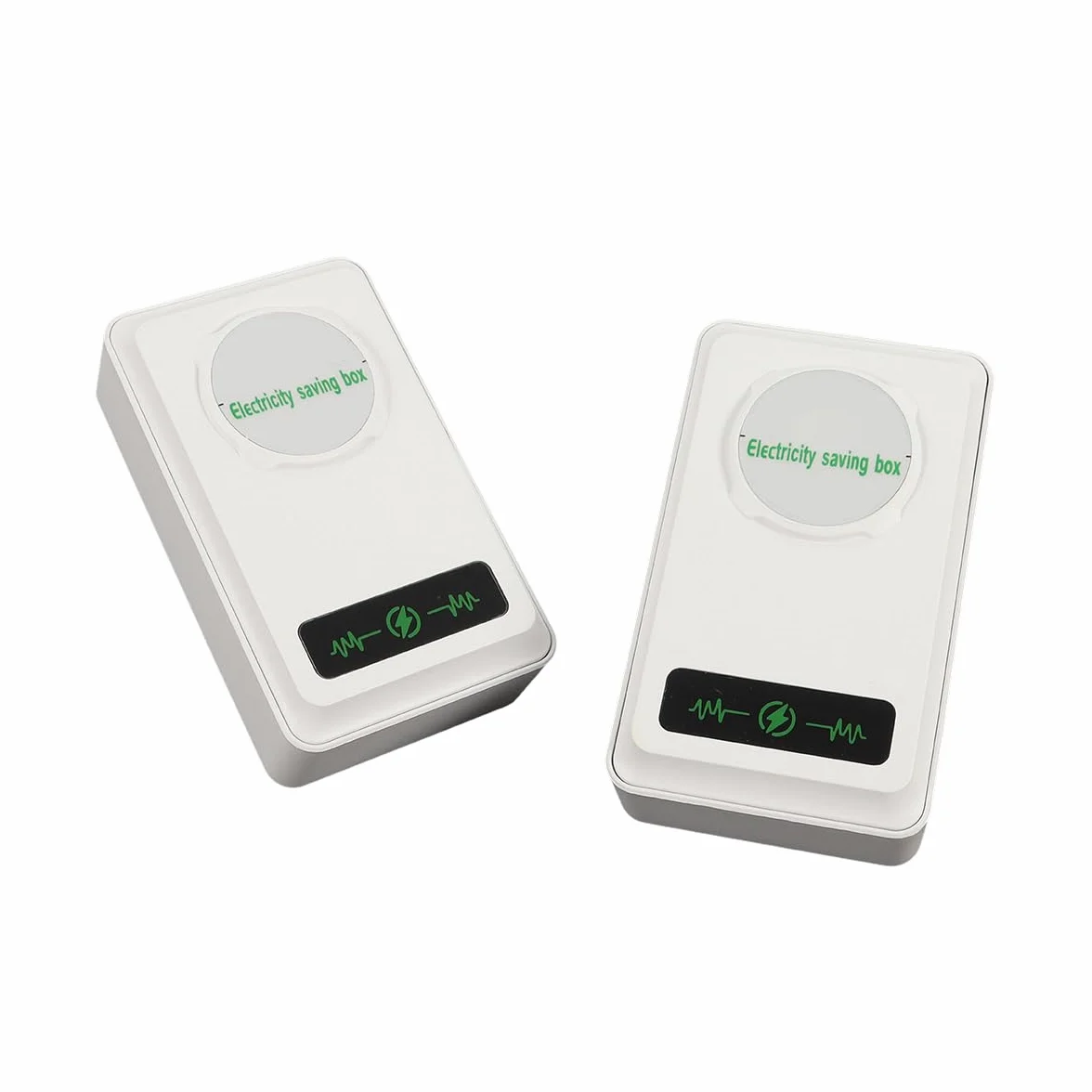 2 Cajas De Ahorro De Energía con Voltaje Estable, Protección contra Sobrecargas Y Material Ignífugo ABS para El Hogar