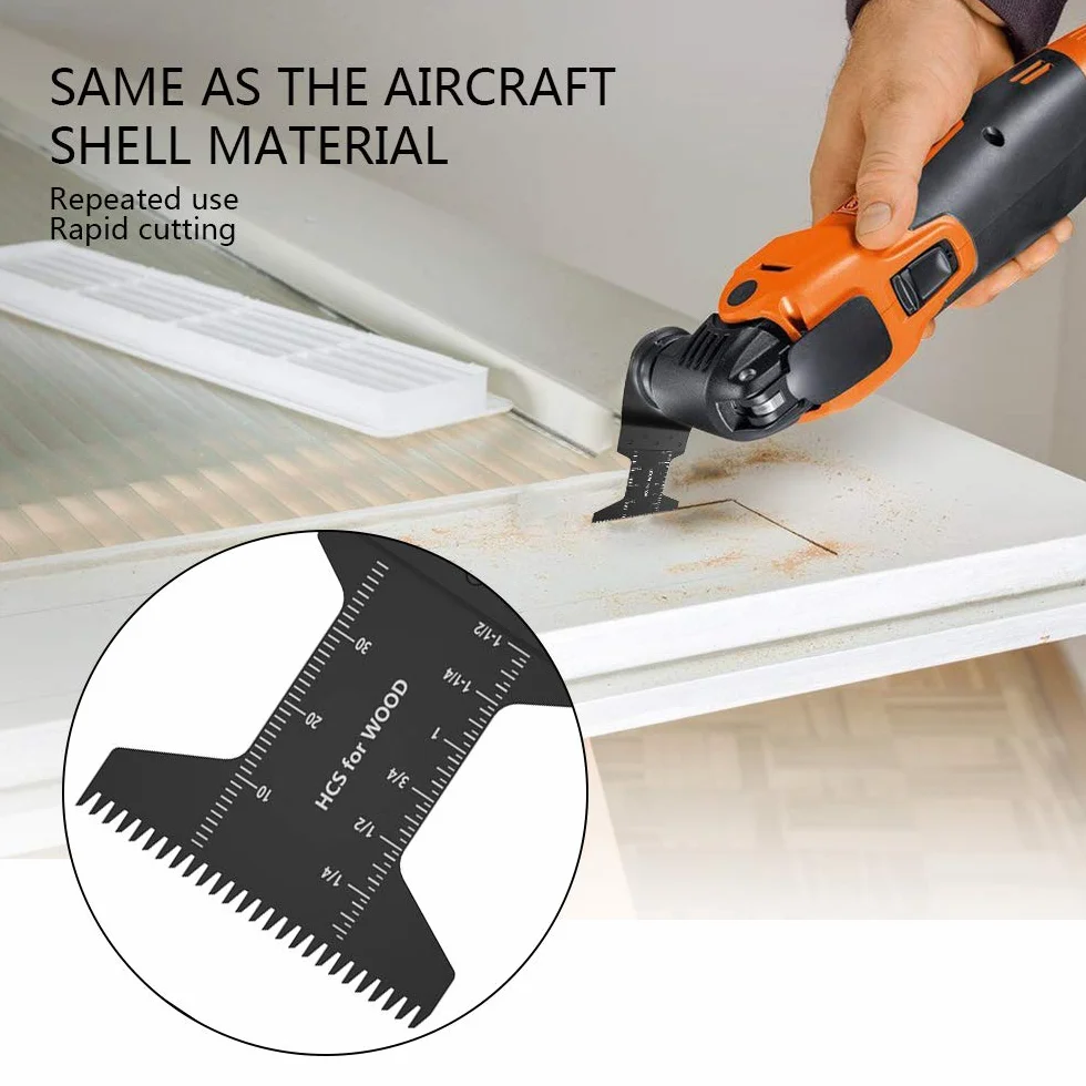 Cuchillas Mix 12 piezas para herramienta oscilante compatible con BOSCH, MAKITA, Dewalt