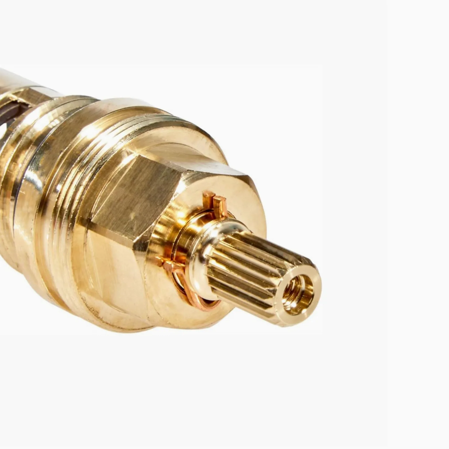 Cartucho termostático 45346000 de latón para grifo de ducha, control preciso de la temperatura para evitar fluctuaciones en la ducha, fácil instalación DIY