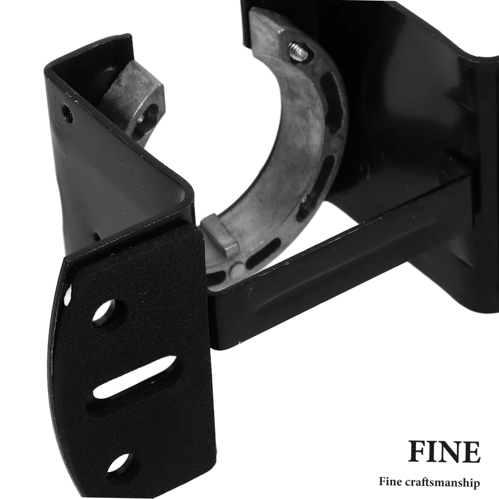 Yardenfun Kit de Montaje para Ventilador de Techo Soporte de Instalación para Techos Inclinados Adaptador Compatible Varios Hierro Resistente Fácil de Instalar para Hogar Color Negro