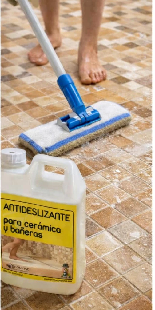 Líquido Antideslizante para Suelos Cerámicos y Gres, Envase 1 Litro