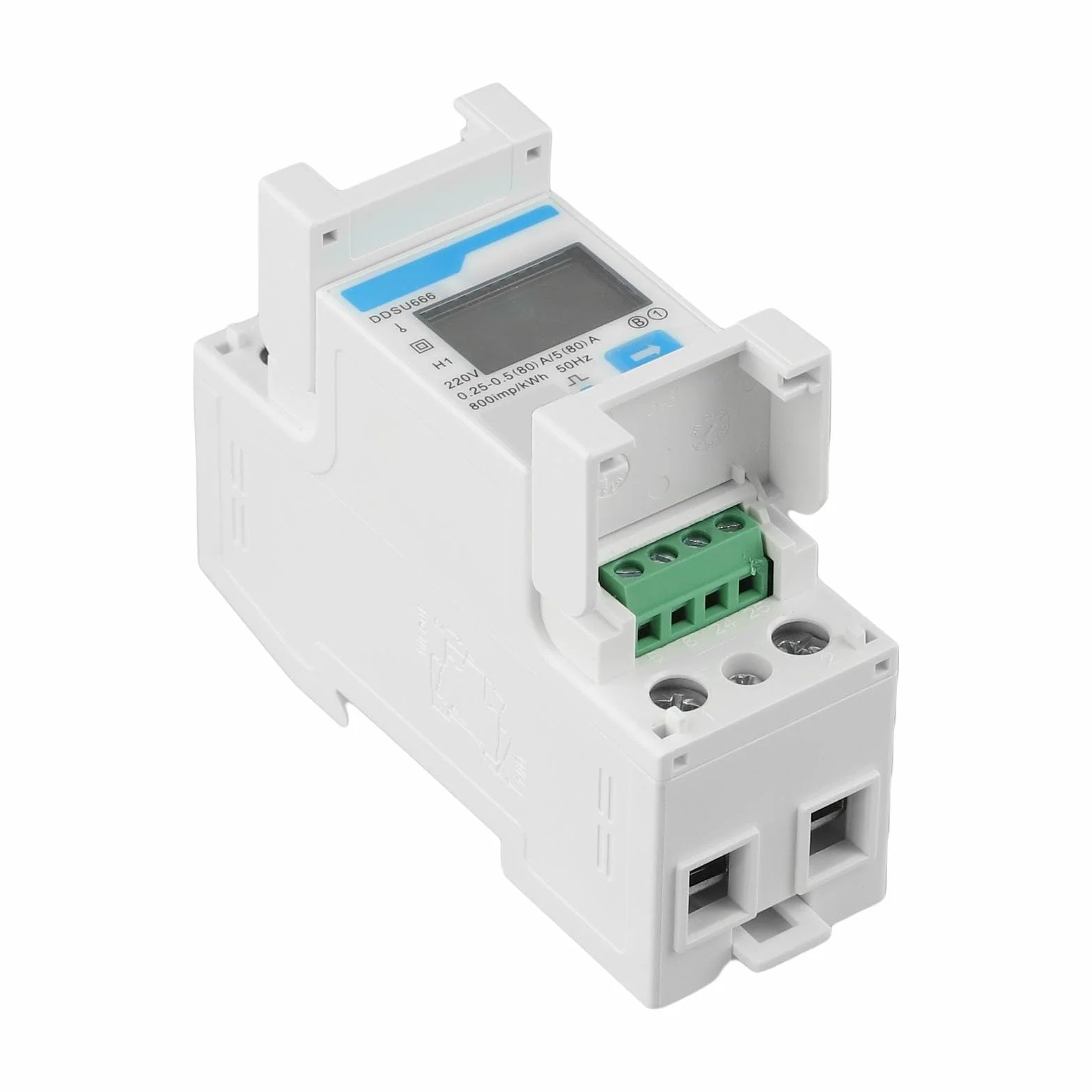 Para Smart Energy Meter DDSU666 monofásico RS485 para monitoreo de uso de electricidad residencial y comercial