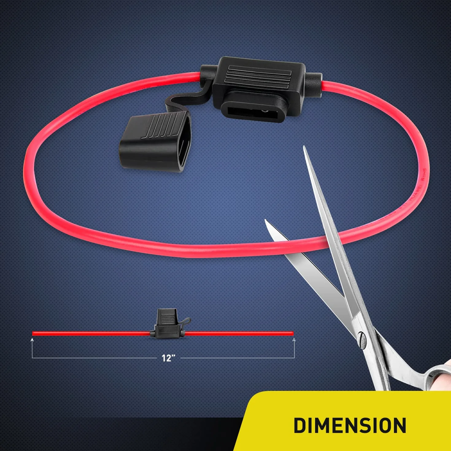 Nilight NI-FH01 Paquete de 10 Portafusibles en Línea 14 AWG 30A ATC/ATO para Automóviles