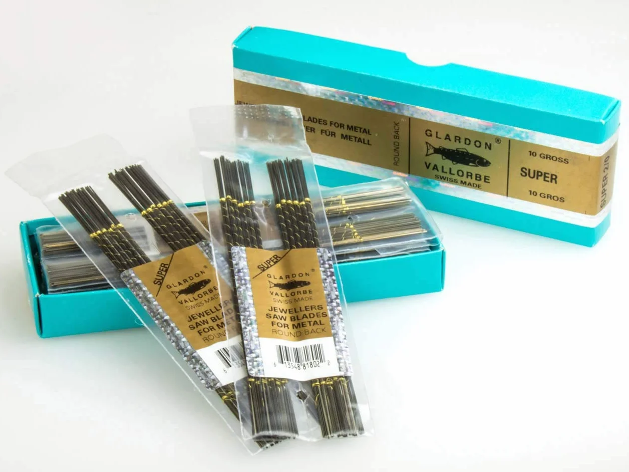 Vallorbe Glardon Jewellers Hojas de sierra 12 unidades grado 1/0