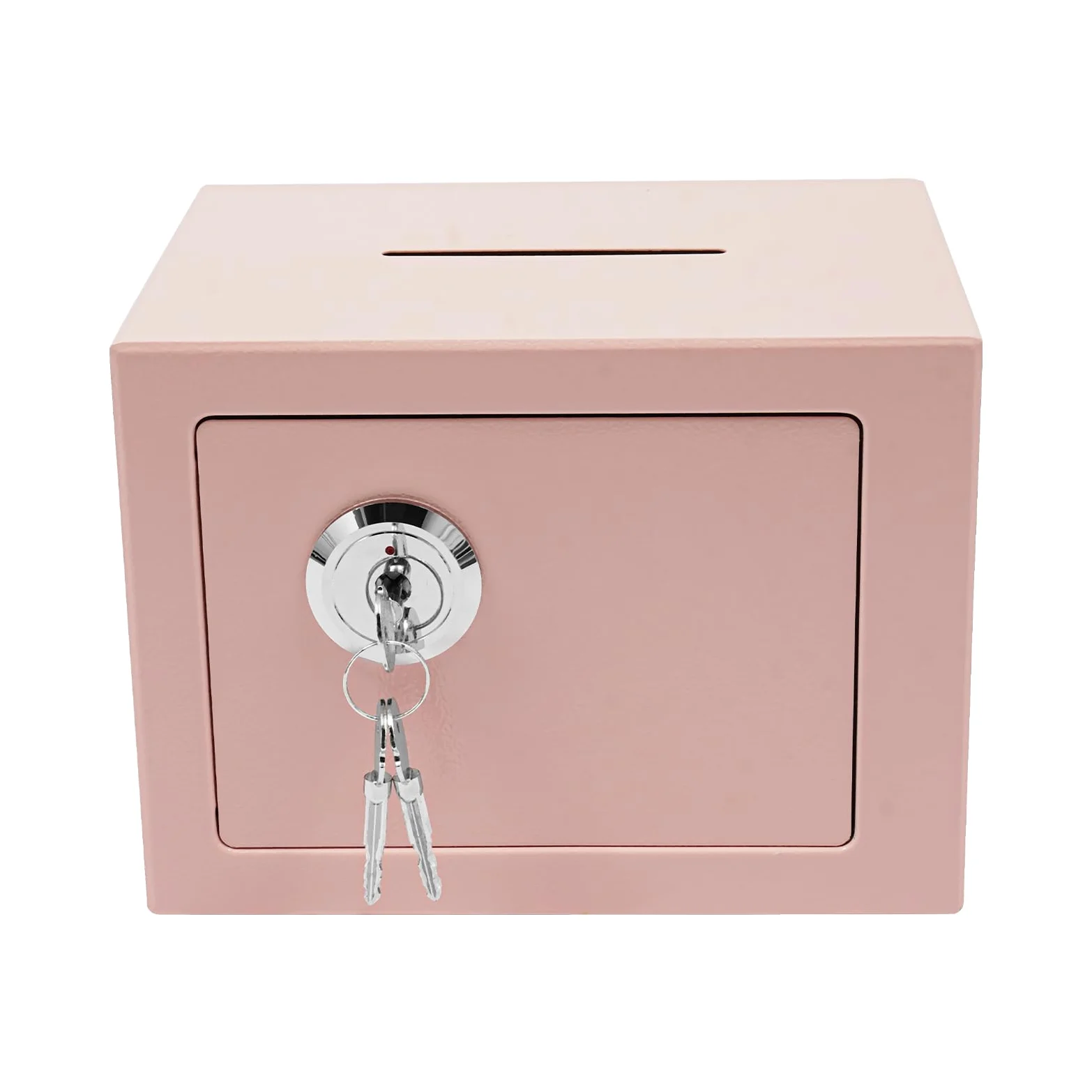 Caja fuerte para llaves, caja de dinero con cerradura con ranura, 4,6 l, caja fuerte para el hogar, hucha, caja fuerte pequeña con llave, caja fuerte mecánica para muebles para el hogar con llave