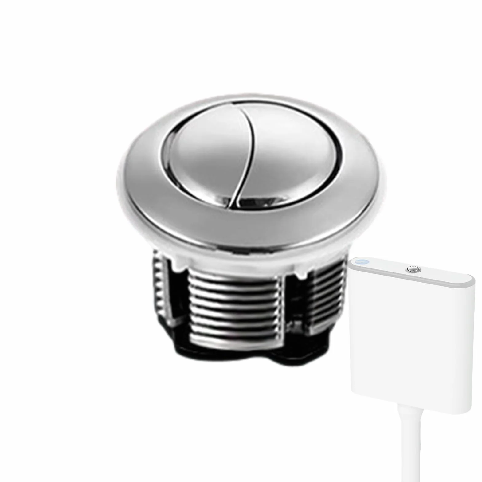 Boton Descarga Inodoro Doble Cabeza, Kit Universal Ajustable Reemplazo Tanque WC