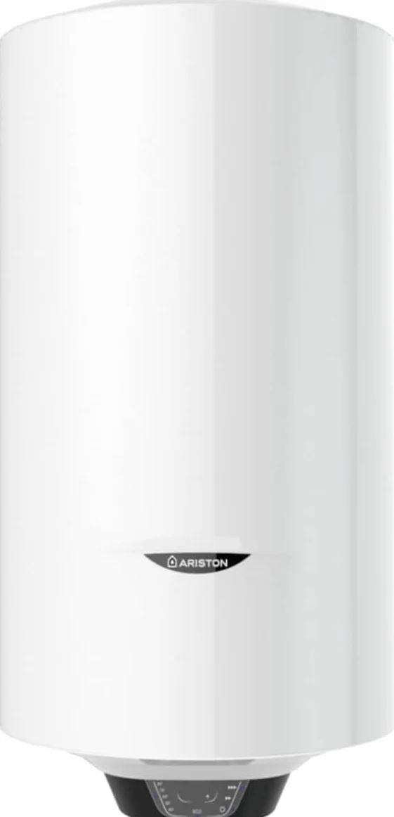 Ariston Pro1 Eco Slim - Termo Eléctrico 65 Litros Bajo Consumo Vertical, Calentador de Agua Eléctrico con Función ECO 37,3x35,3x98,1 cm, Fabricado para Instalación en España, Eficiencia B Rango (A+/F)