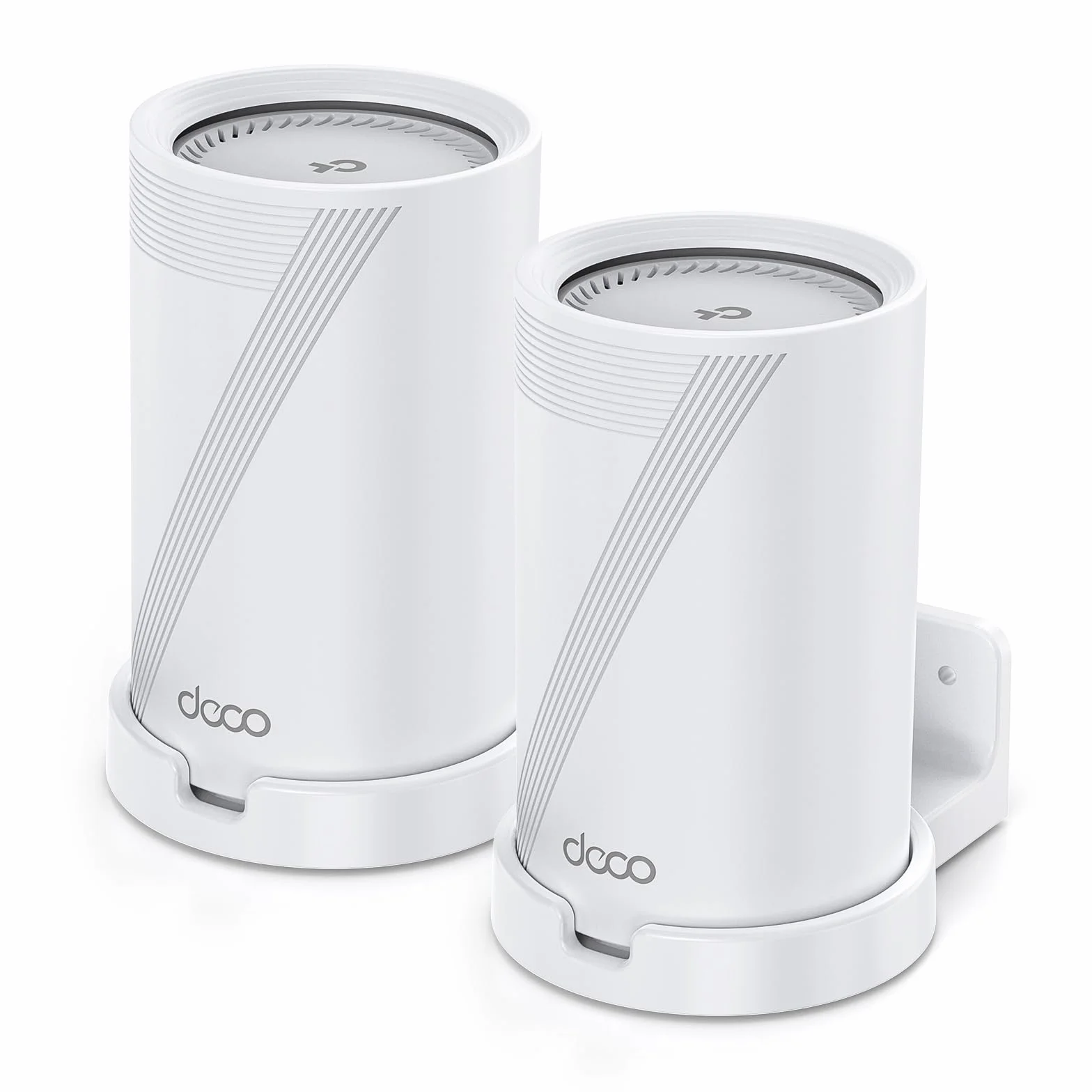 XLTTYWL Deco - Kit de Montaje en Pared WiFi 7, Deco BE63/BE65/BE67/BE10000/BE9300/BE14000 y XE75 Pro XE75 X80 X75 Series Soporte de Montaje en Router para TP Decos 7 Tri-Band WiFi