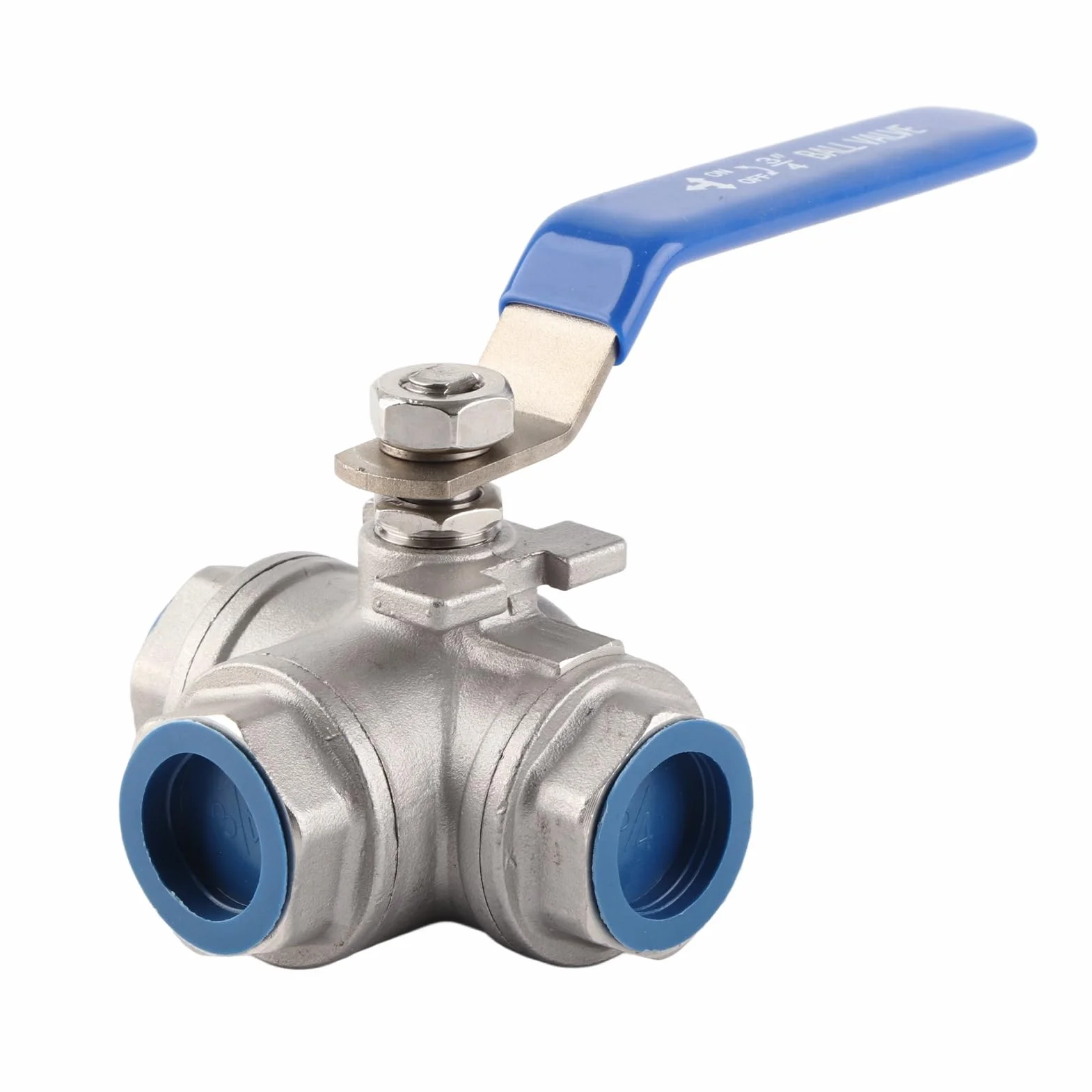 Válvula de bola de acero inoxidable (DN20 3/4")