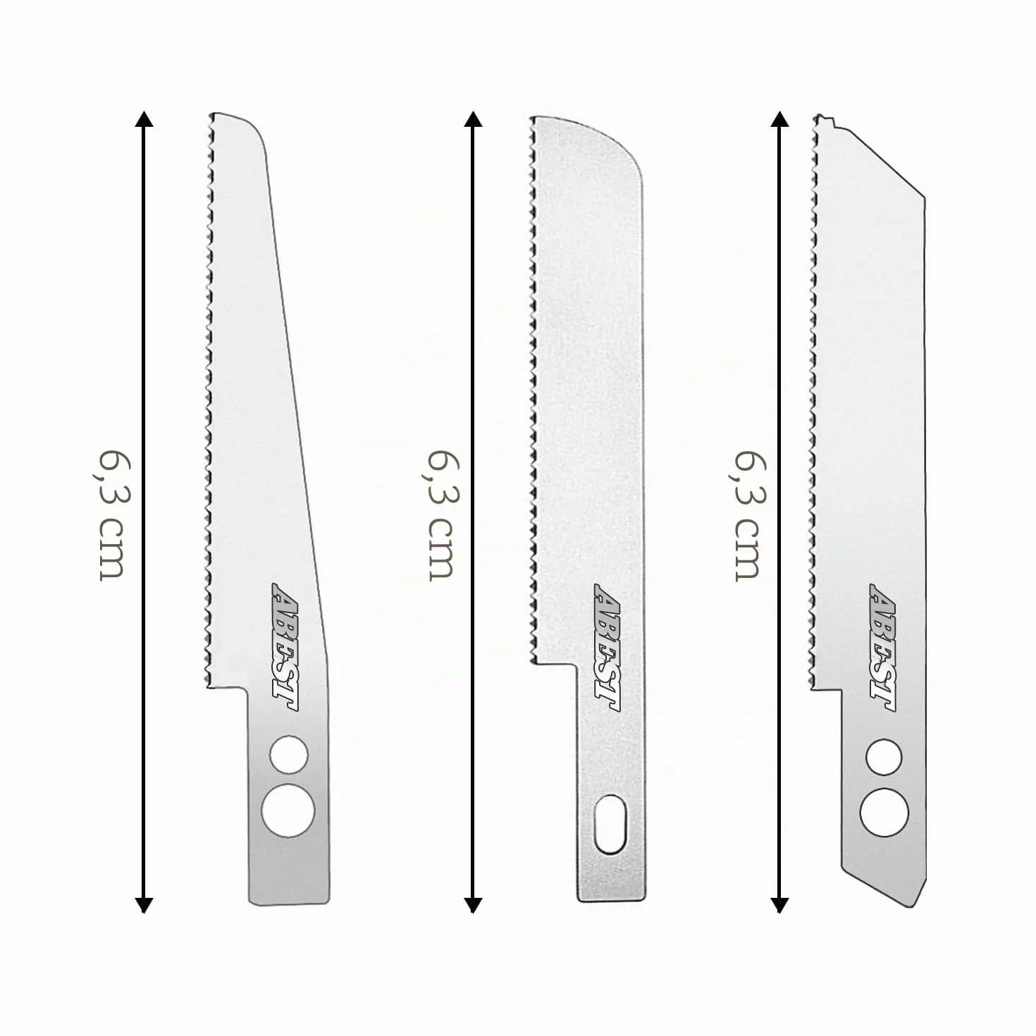 ABEST Mini sierra de mano 12 cuchillas Kit de herramientas para fabricación de modelos