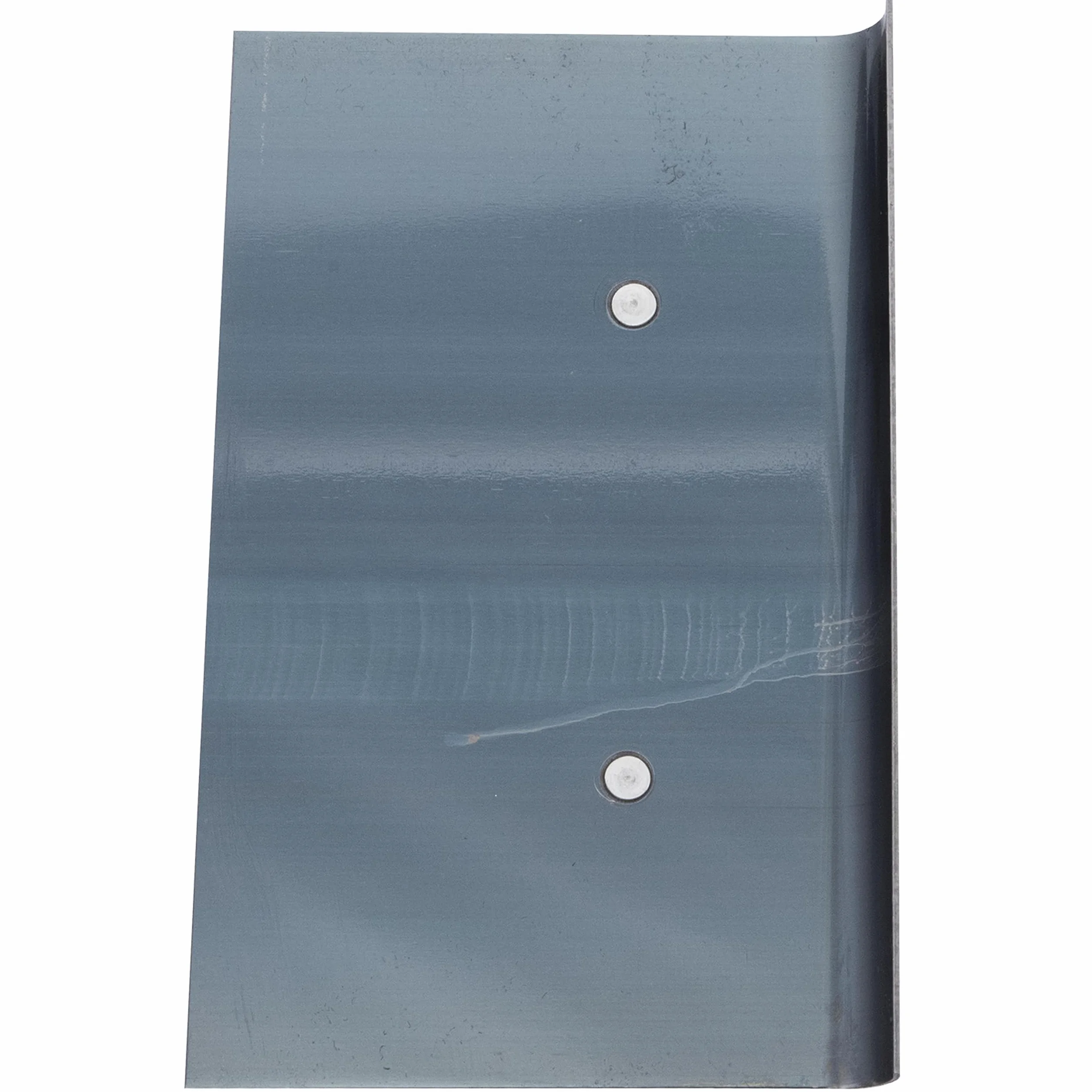 Fratasadora Marshalltown de acero azul con mango Durasoft, para redondear el hormigón, radio: 10 mm, labio 13 mm, tamaño de la fratasadora: 152x102 mm