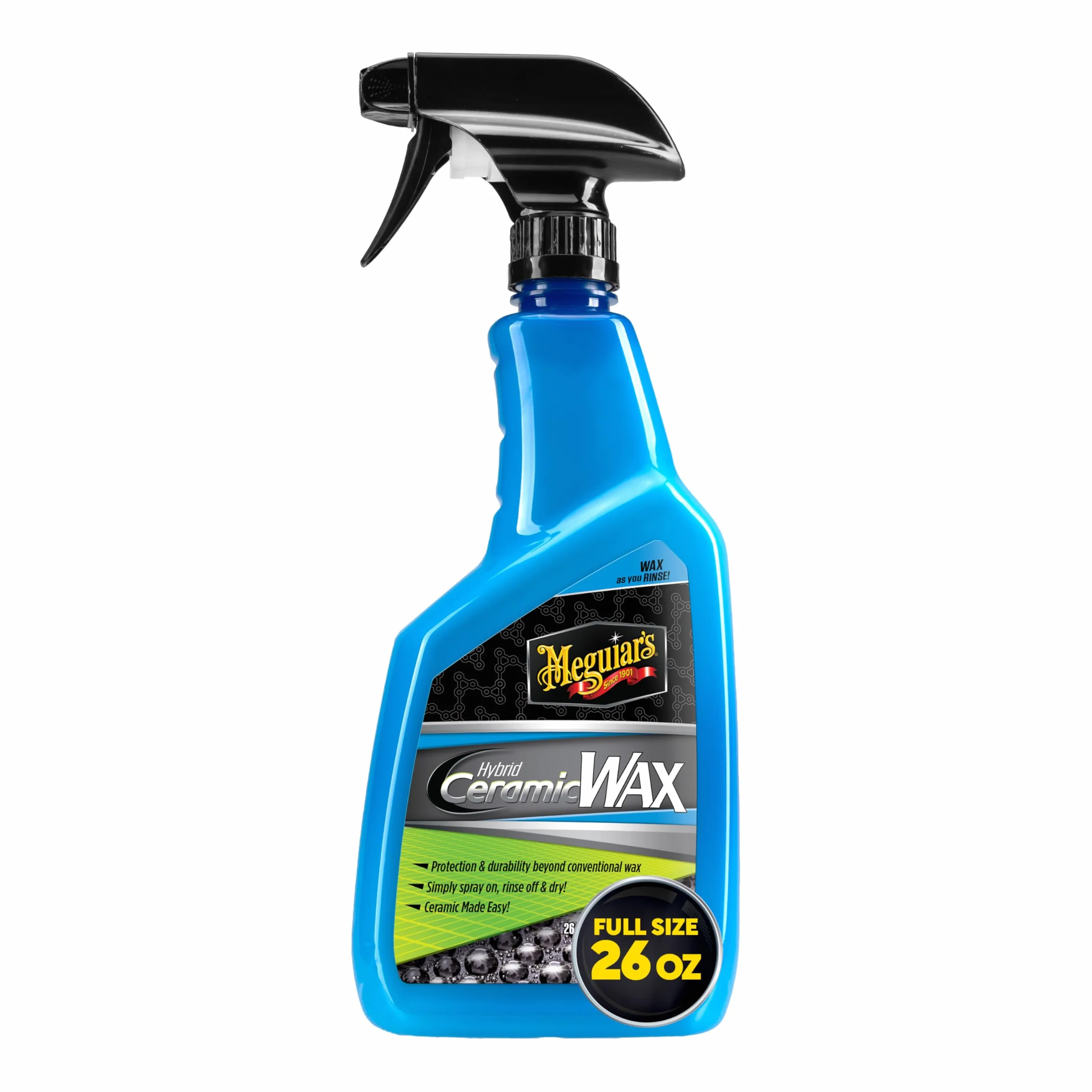 Meguiar's G190526 Hybrid Ceramic Wax - Cera Híbrida Cerámica en Spray, 768 ml.