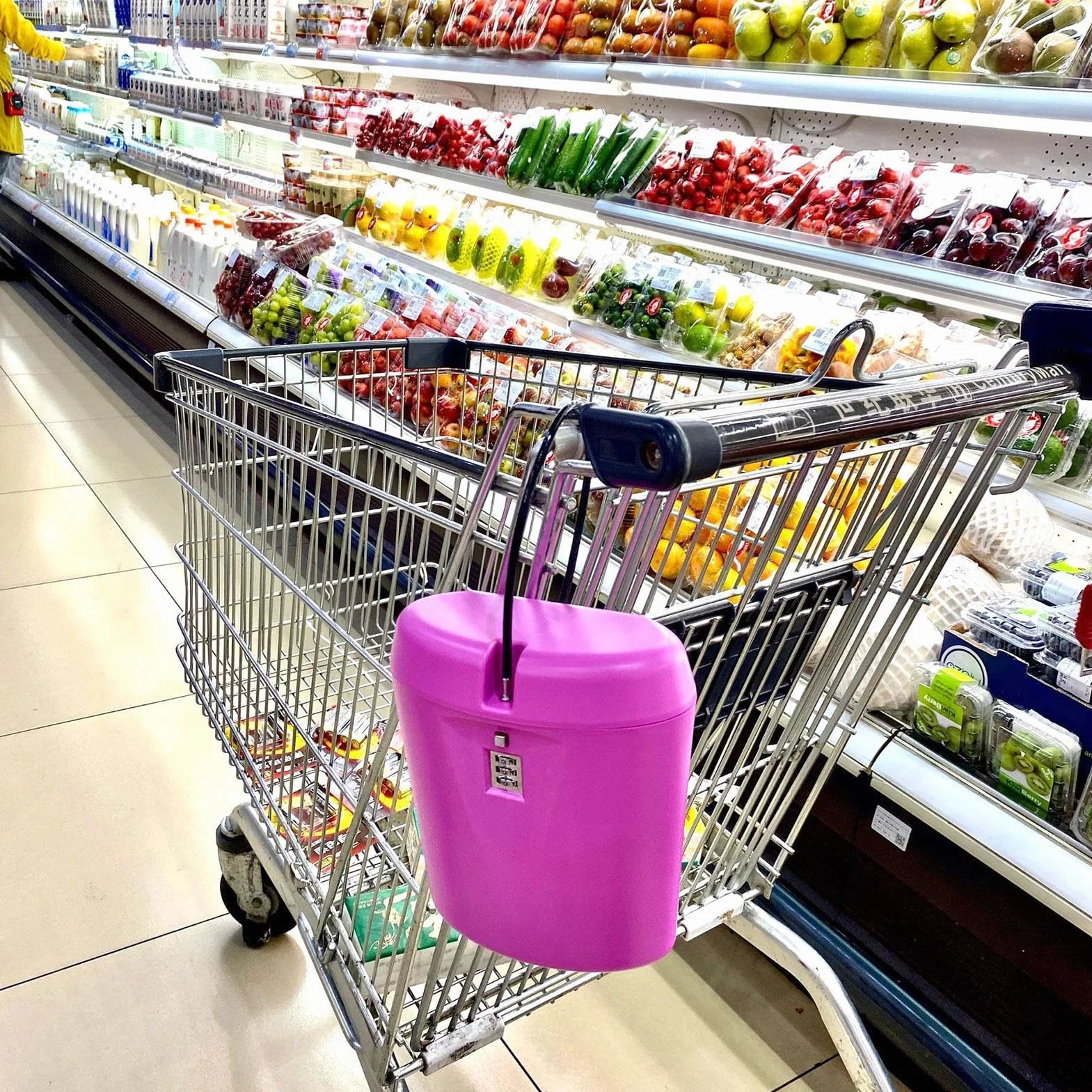 Caja de Bloqueo Portátil para Playa y Viaje, Caja Fuerte con Código Combinado de 2L