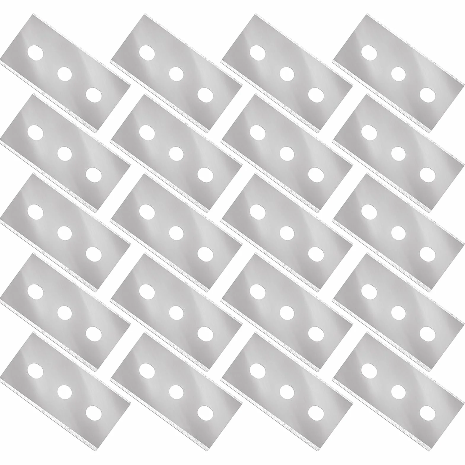 20 Piezas cuchillas de repuesto para raspador de vitrocerámica,Cuhilla para Rasquetas,Recambio para Rascador Multiusos,para Limpia Suelo,Horno,Placas de Inducción,Ventana