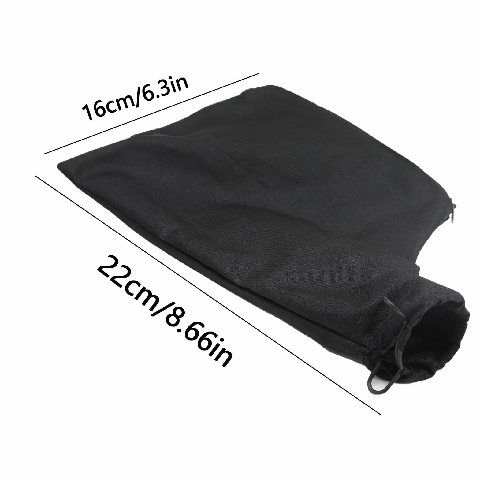 Bolsa colectora de polvo para sierra de mesa con cremallera, accesorios para sierra ingleteadora