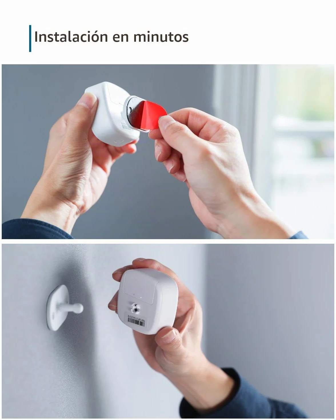 eufy Security Sensor de Movimiento Home Alarm System, 100° Campo de visión, 9m Alcance, 2 años Batería, Sensibilidad Ajustable