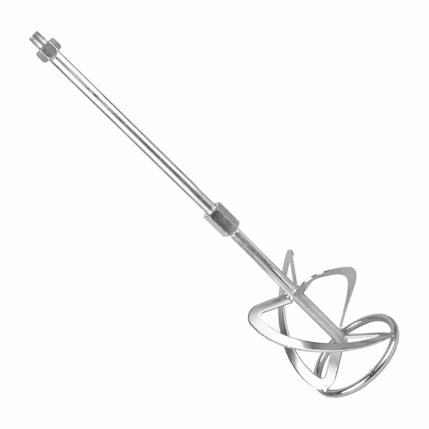 EMTOP - Varilla Mezcladora Recambio | Ø 120 mm | Rosca M14x2 | Largo 60 cm | Compatible con Mezcladora EMXR14001 | Para Mortero, Yeso y Pinturas | Acero de Calidad