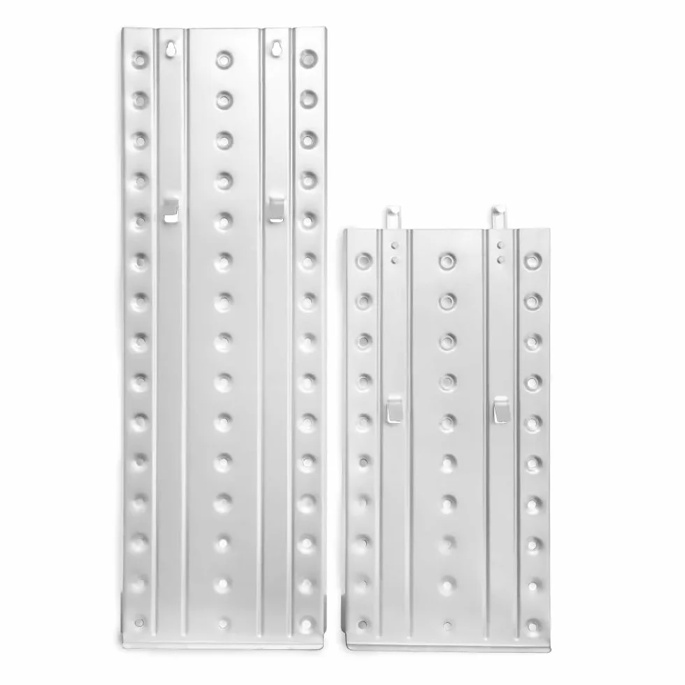 Drabest - Plataforma de Trabajo de Acero para Escalera Universal 4x3, se Transforma en Andamio - para Trabajos de Pintura, Montaje, Renovación y Jardinería, 1380x285mm, Lote de 2