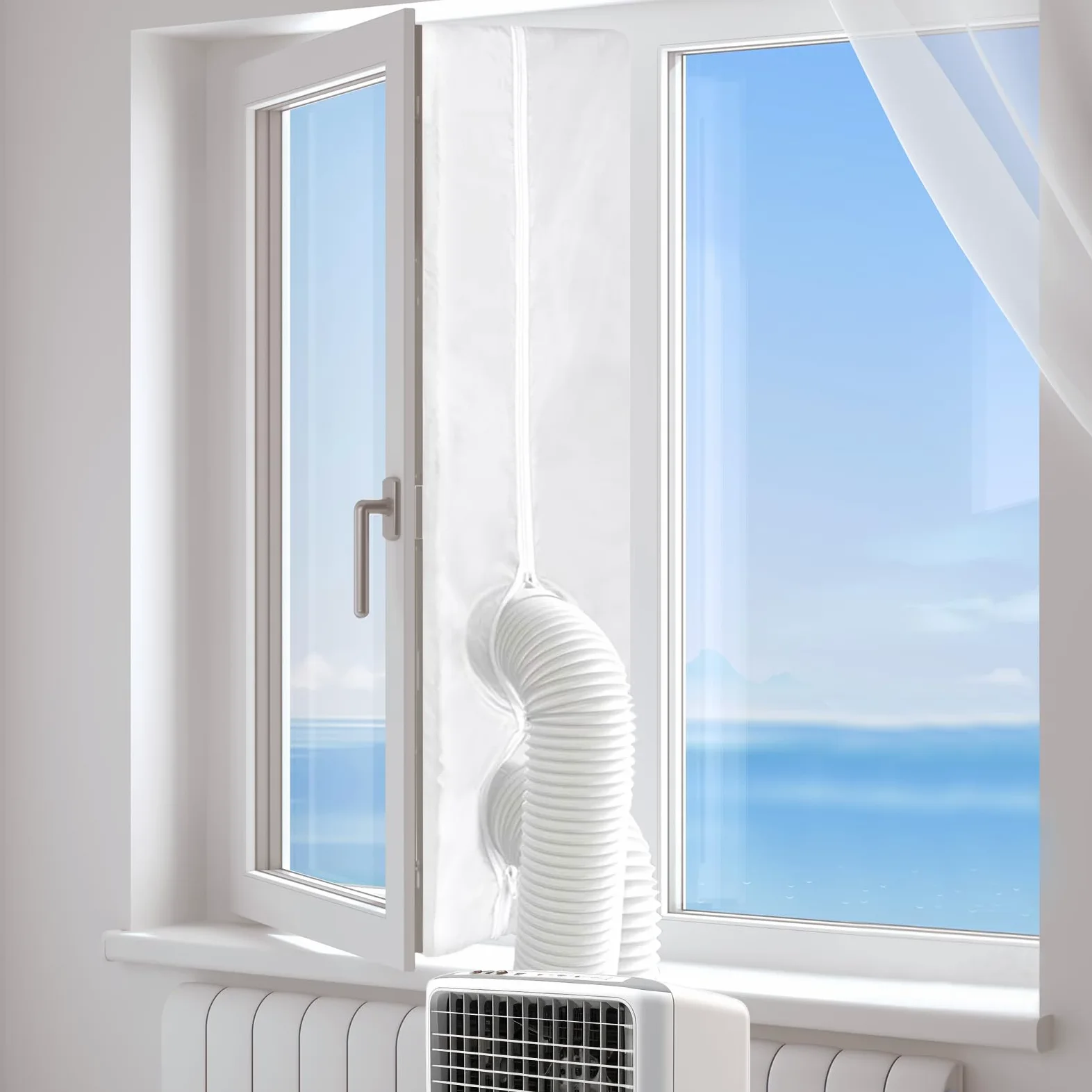 Junta para ventanas de aire acondicionado, junta Pgtc para ventanas de aire acondicionado móvil, secador de aire comprimido, adecuado para Hot Air Stop de 4 m, ventanas batientes, ventanas de techo (B