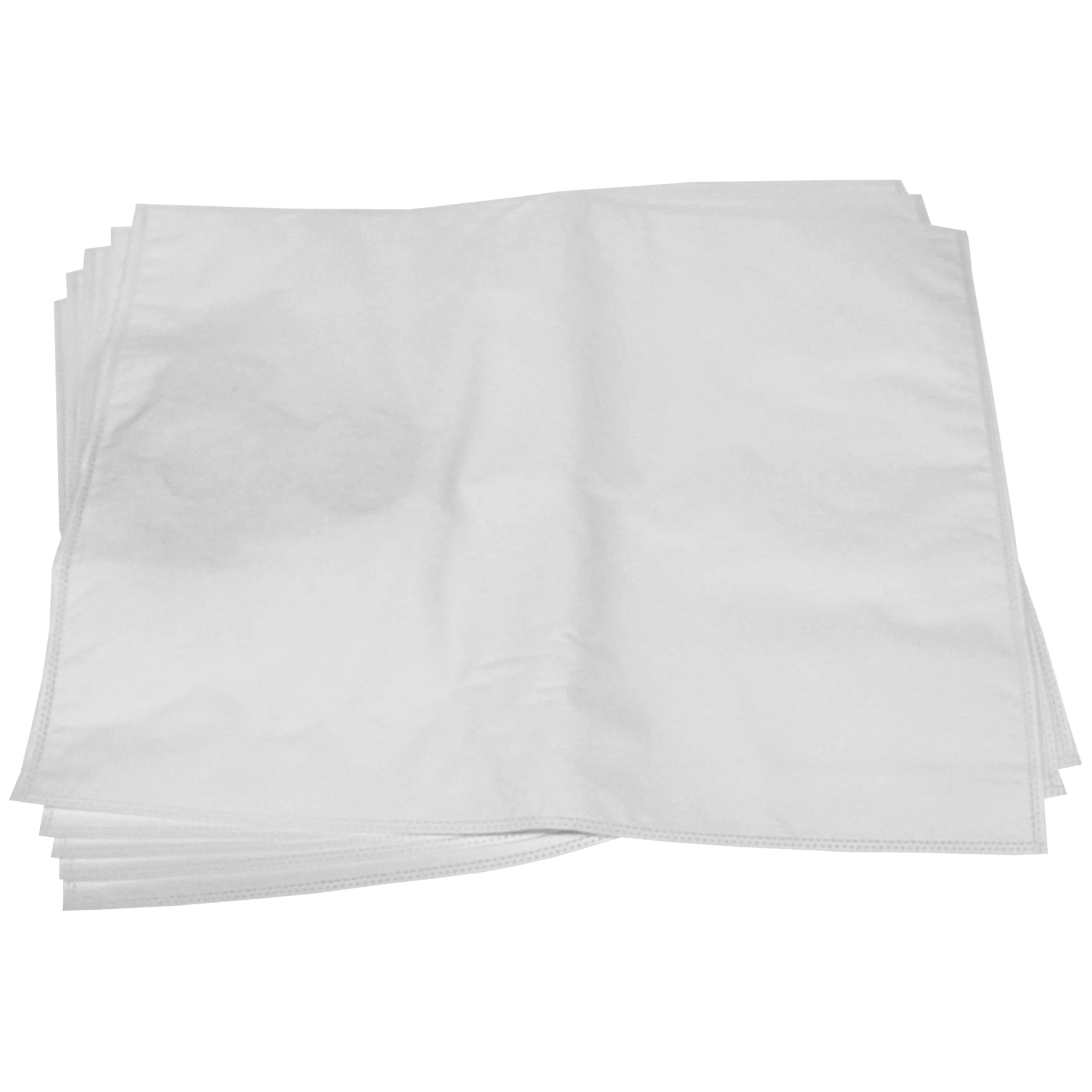 vhbw 10x bolsa compatible con Milwaukee AS 250 ECP, AS 2-250 ELCP aspiradora - vellón, capacidad de 25 L, 54 cm x 41 cm blanco