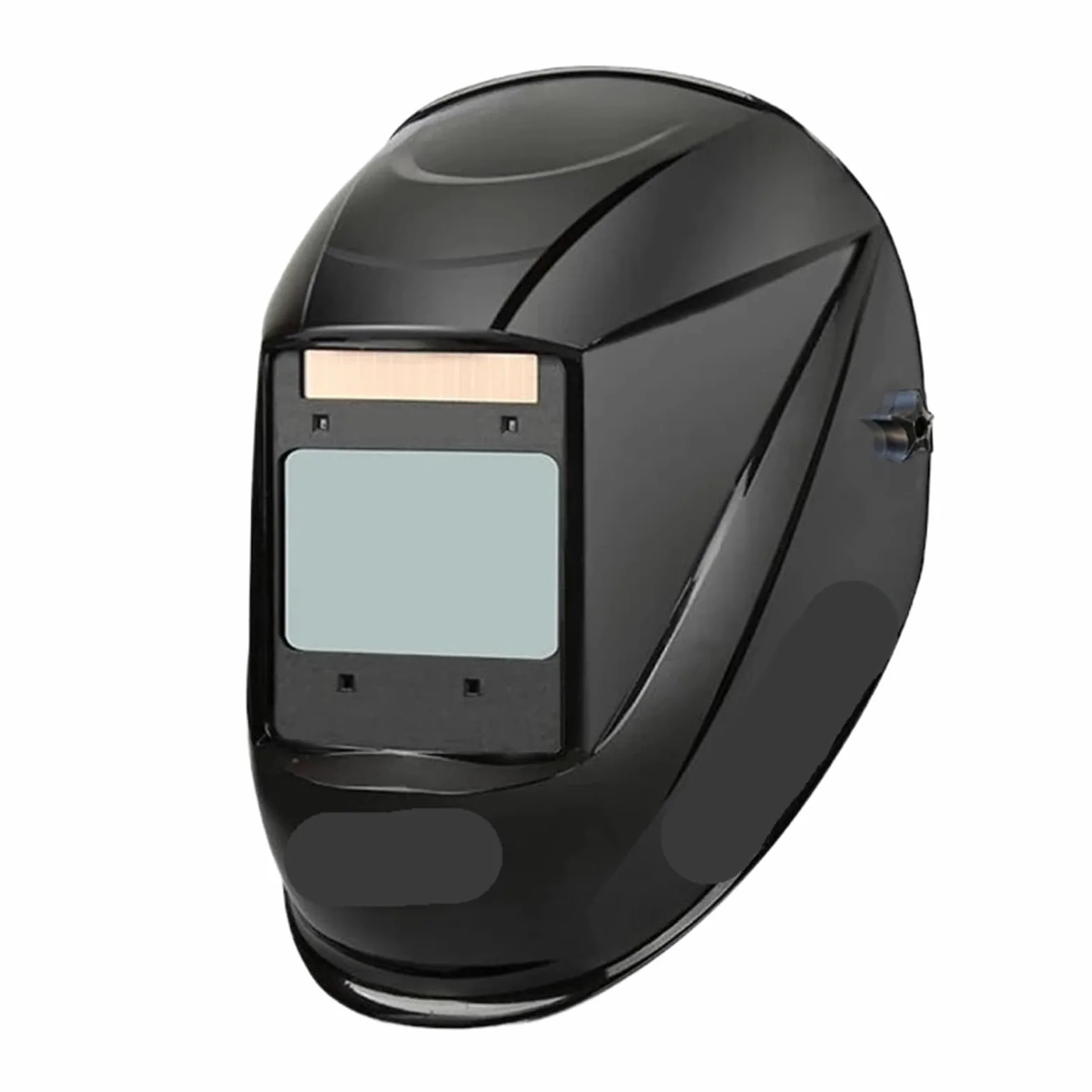 Careta Soldar Automatica,Casco de Soldadura Máscara de soldadura 1/1/1/1 Casco con oscurecimiento automático 100x97 mm Vista amplia Color verdadero 4 sensores for máquina soldadora(UN6K100x60mm1112)