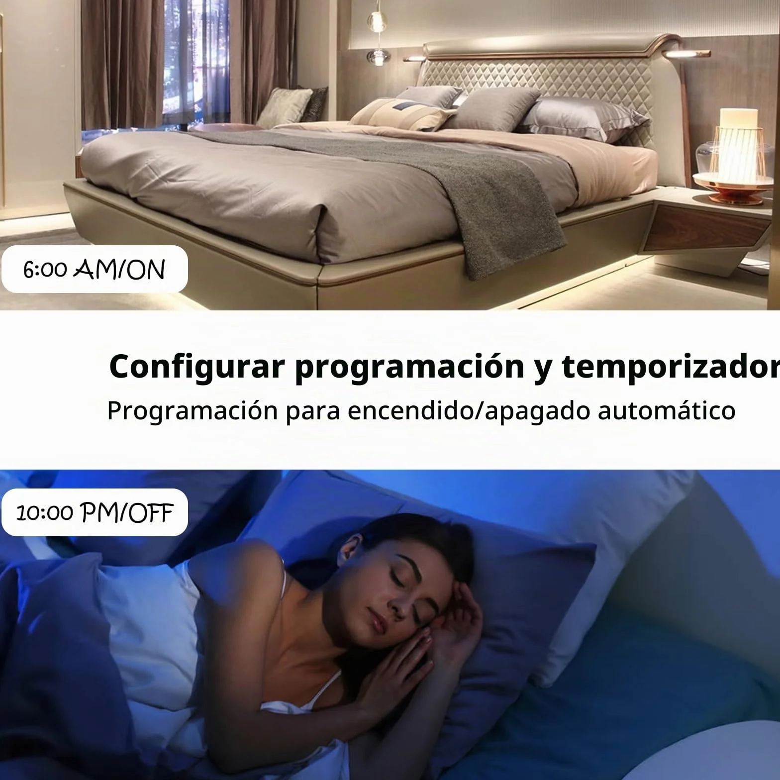 Módulos de Interruptor de Luz Inteligente 2 Vías, 4 Unidades, Smart Life, Tuya, Alexa, Google Home, WiFi, Requiere Cable Neutro