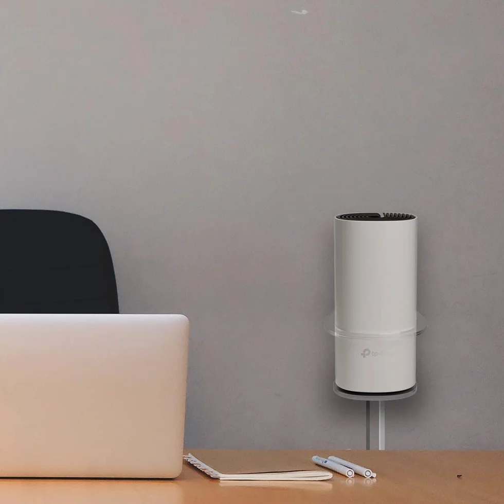 HOLACA Soporte de Pared para TP-Link Deco M4/ E4/ S4/ P9 Sistema WiFi de Malla para Todo el hogar, Soporte de Montaje en Pared Resistente Deco M4 P9 (Paquete de 2)