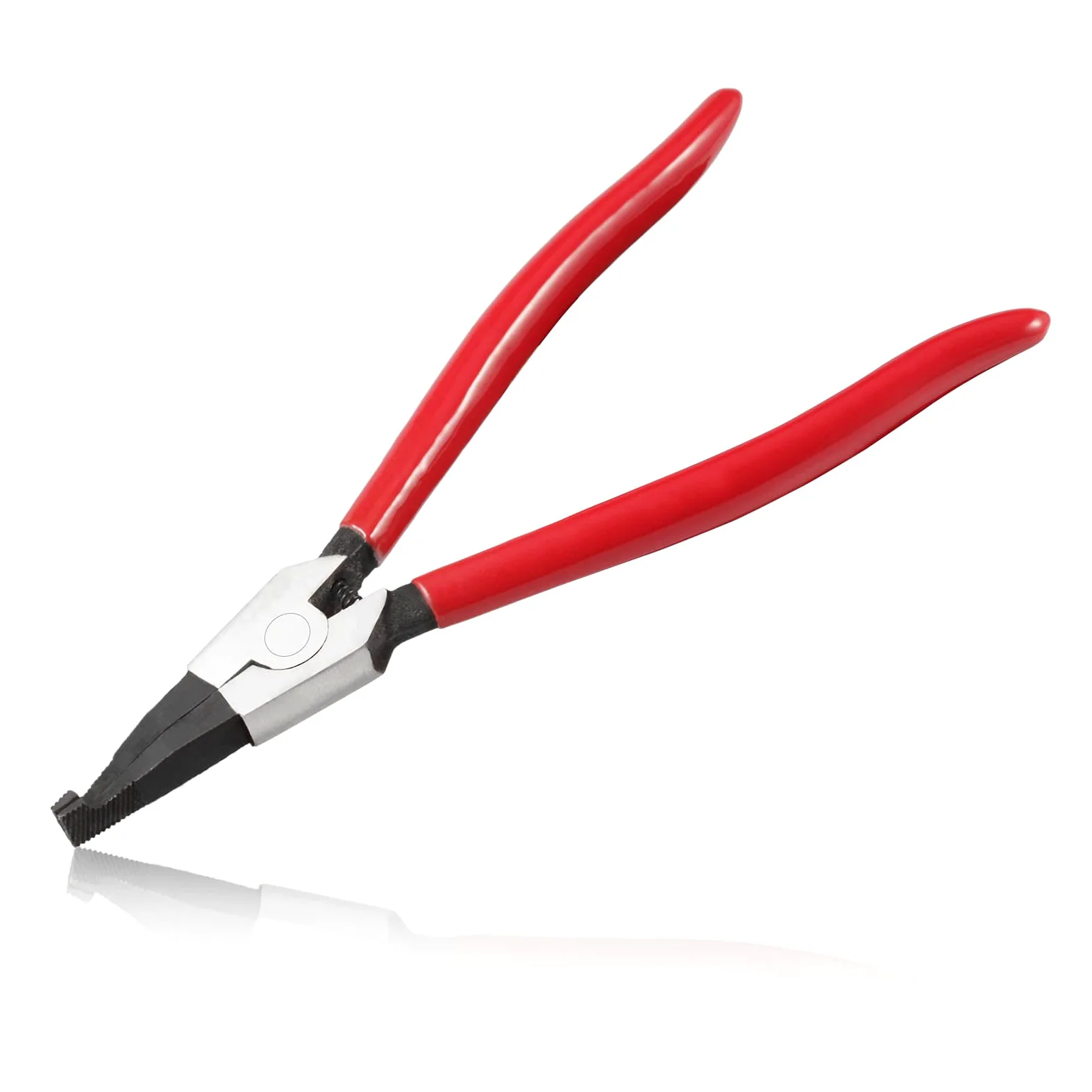 LEONTOOL, Alicates especiales de clip circular de 20 cm, de apertura de arandela de punta de ángulo inverso para cajas de transferencia y transmisión