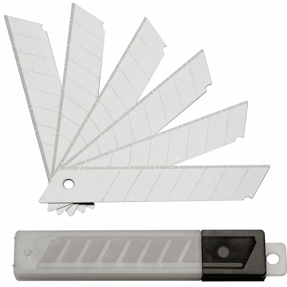 SBS - Hojas de recambio para cúter, cúter, cúter, cúter, cúter, 200 unidades, 18 mm