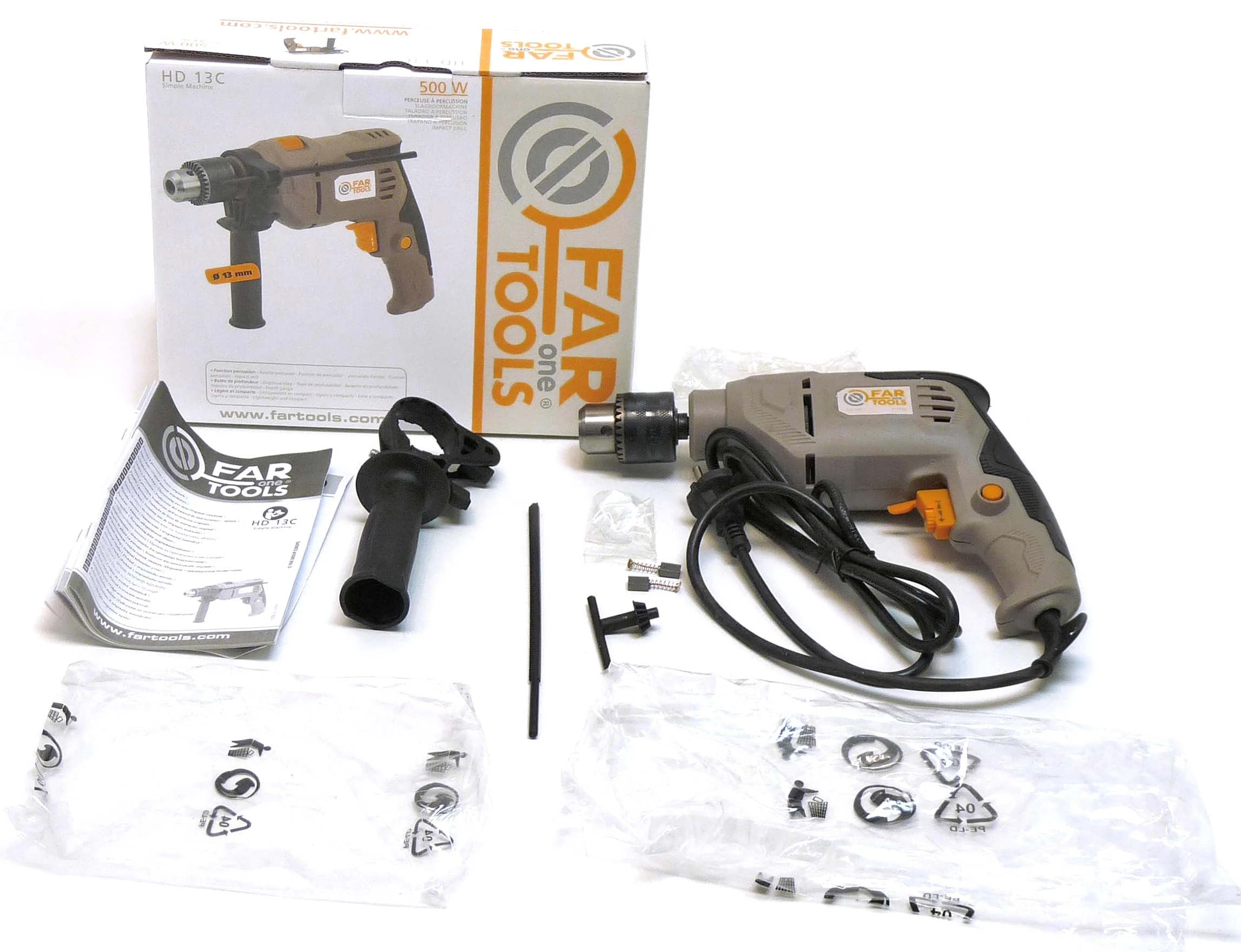 Fartools One TALADRO PERCUTOR 500 W HD-13