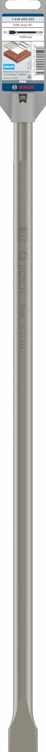 Bosch 1 618 600 203 - Cincel plano SDS-max - 600 x 25 mm (pack de 1)