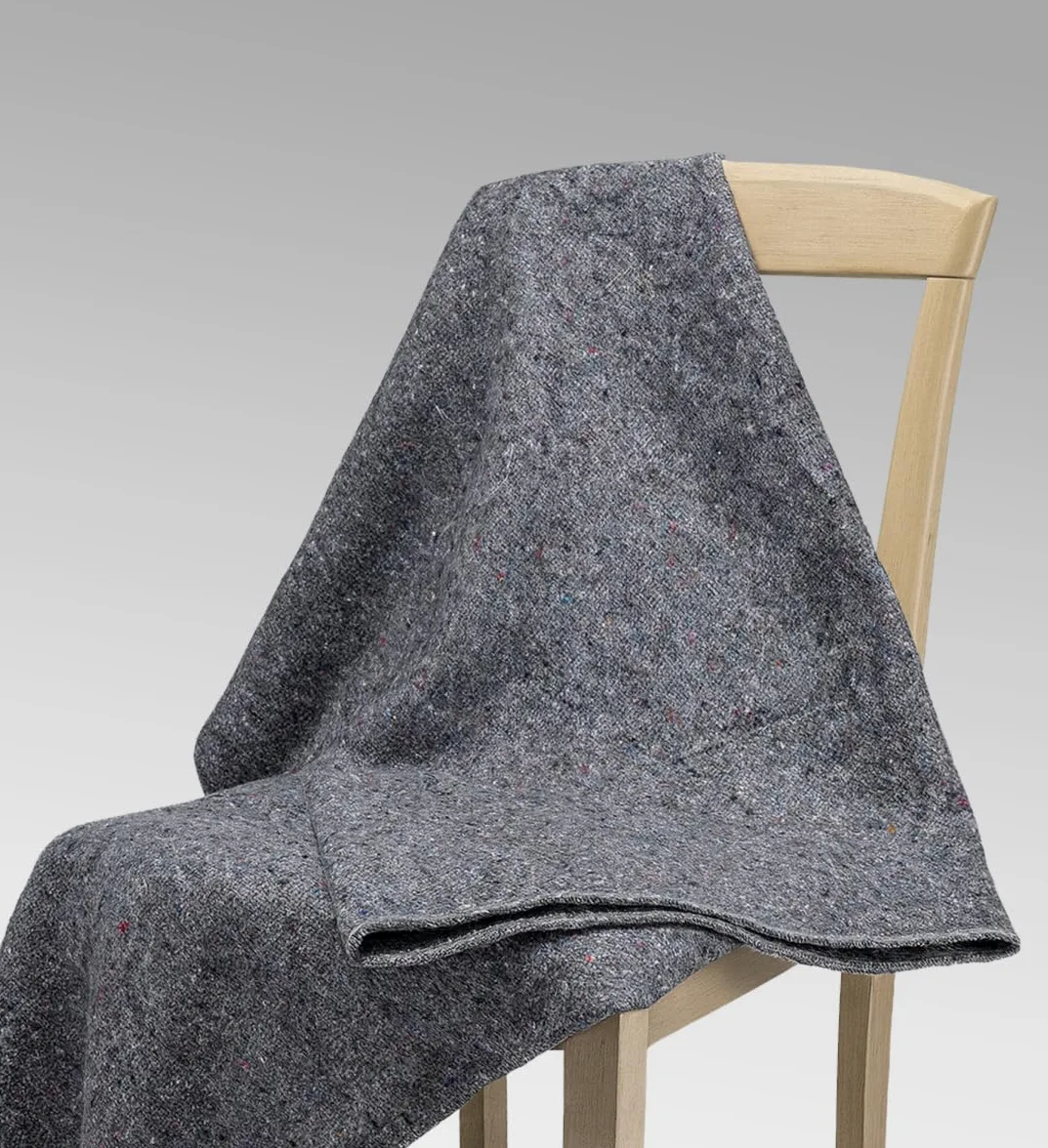 Mantas para mudanza gruesas y transporte de muebles | 150 x 200 cm | 300 gr/m² | Manta pintor suelo | Fieltros protectores | Mantas para embalar (2)
