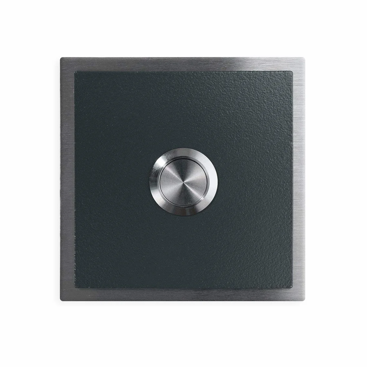 Metzler Timbre - Botón pulsador de acero inoxidable - Placa de timbre de acero inoxidable