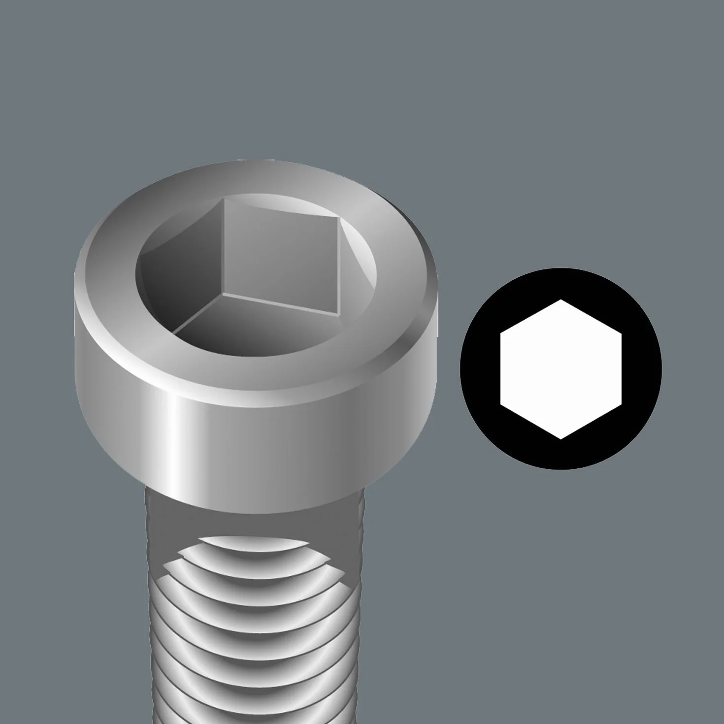 Wera 05002943001 Varilla Combinada para Tornillos de Hexágono Interior, 5 mm