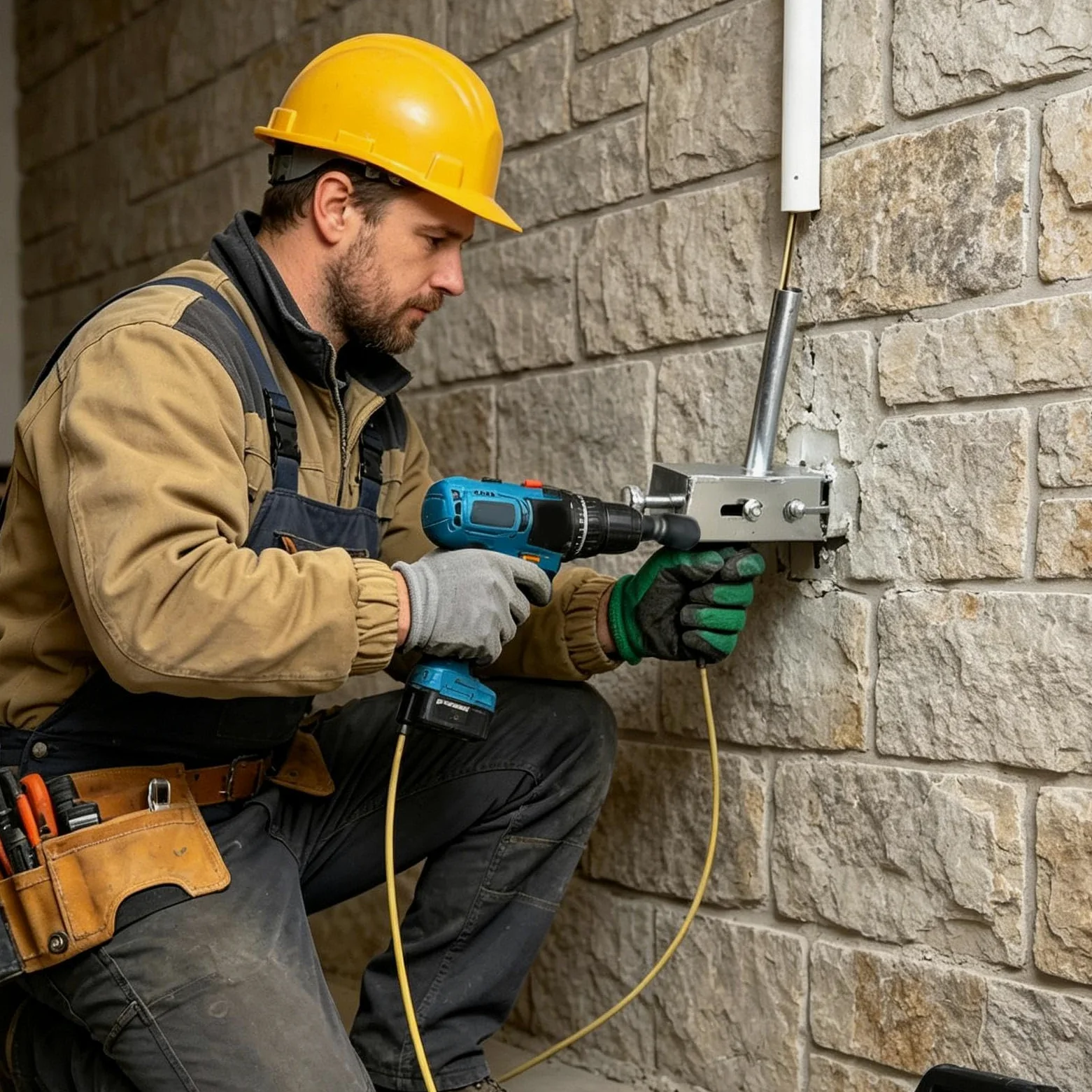 Tira Cables Con 15 metros de cinta pasacables flexible y resistente | Herramienta automática pasacables Para Electricistas Fontaneros Técnicos Ingenieros Obras Construcción E Instalación