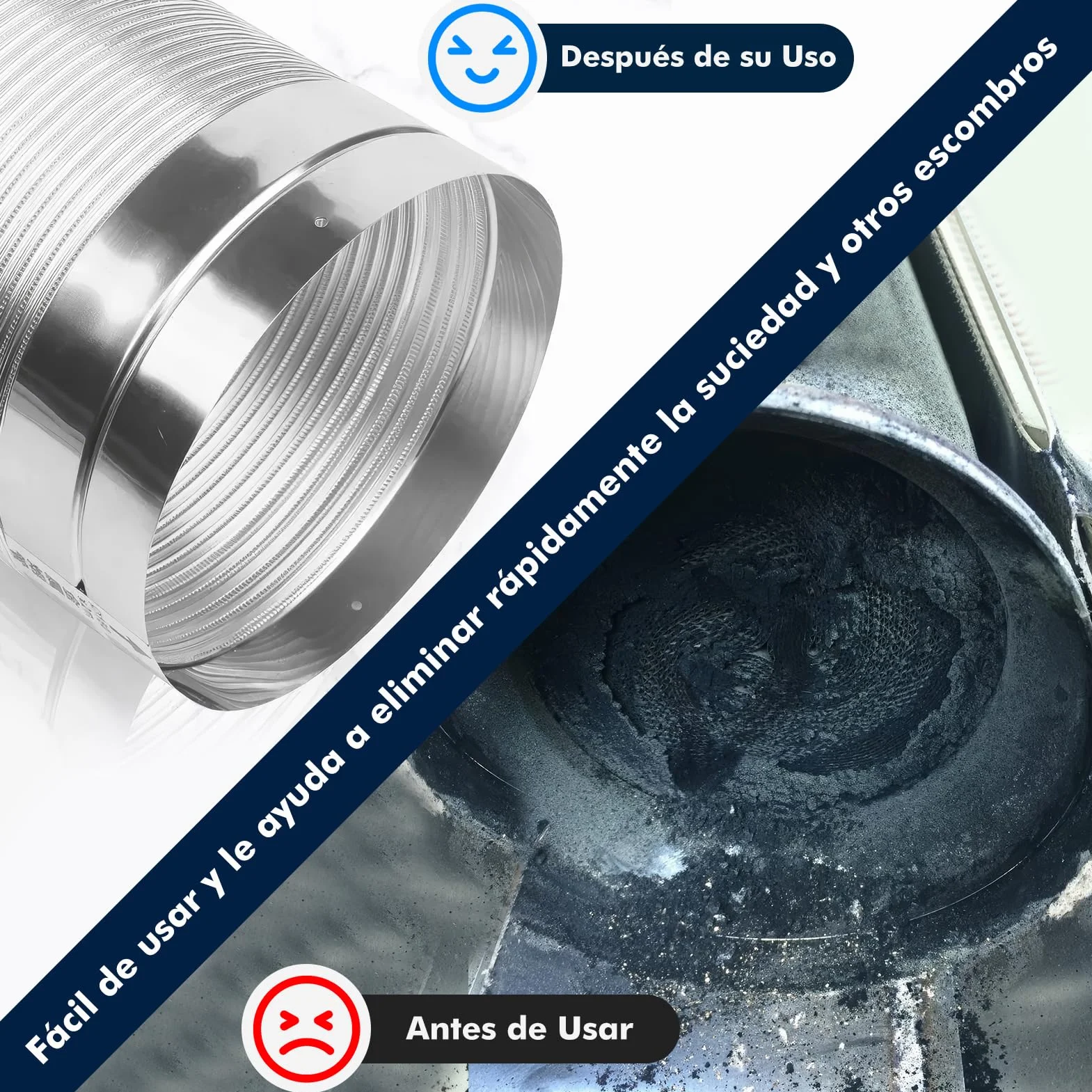 4 Piezas Cepillo de Caldera Kit, Diámetro 30/50/80/150mm con 1 Metro Extensor, Cepillo de Limpieza para Chimeneas para Limpiar Chimeneas Tubos de Horno y Tubos Humo