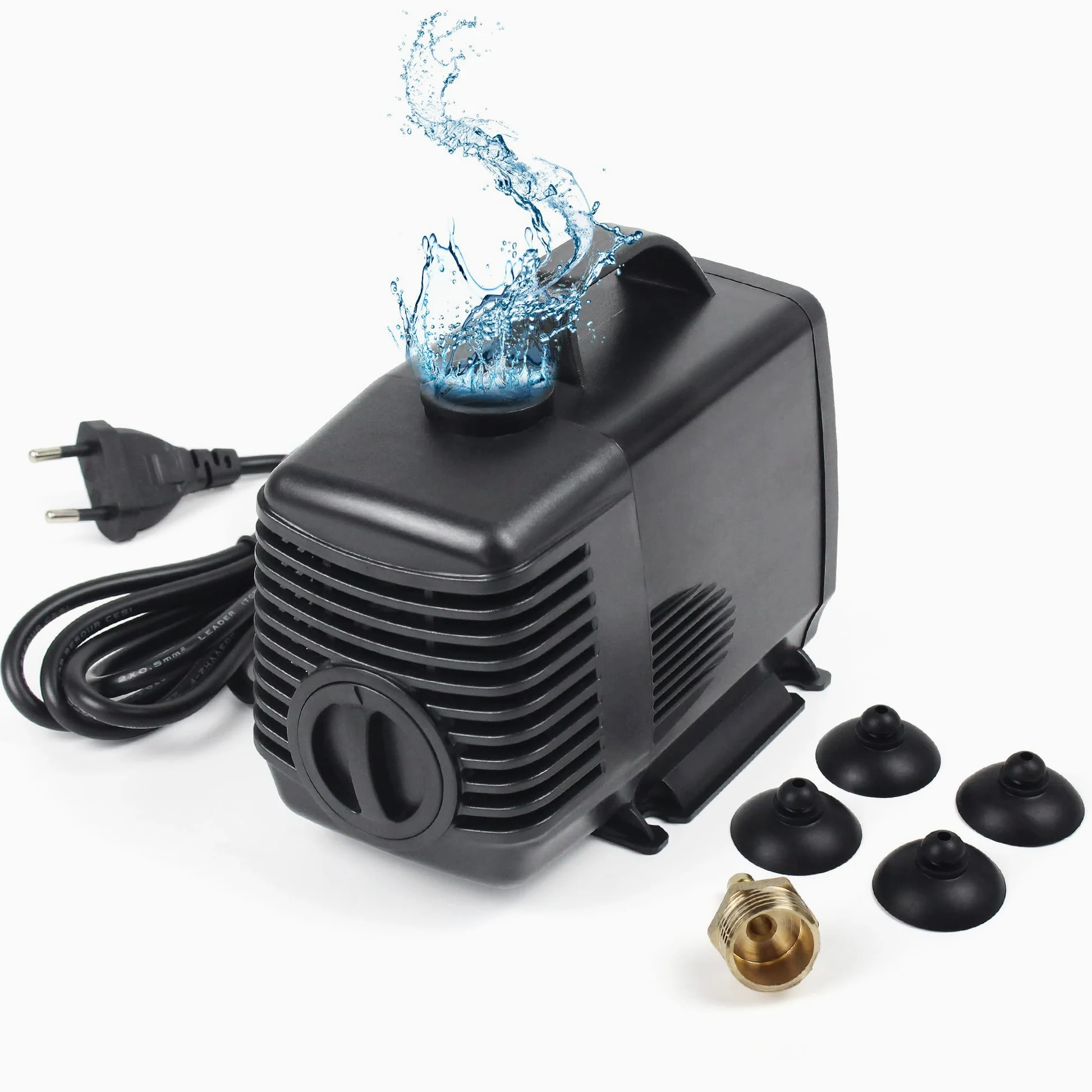 RATTMMOTOR CNC Bomba de agua 80 W 220 V 3,5 m Bomba sumergible 3500 L/H para router CNC 3 kw/2,2 kw/1,5 kW/0,8 kW motor de husillo máquina de grabado de refrigeración