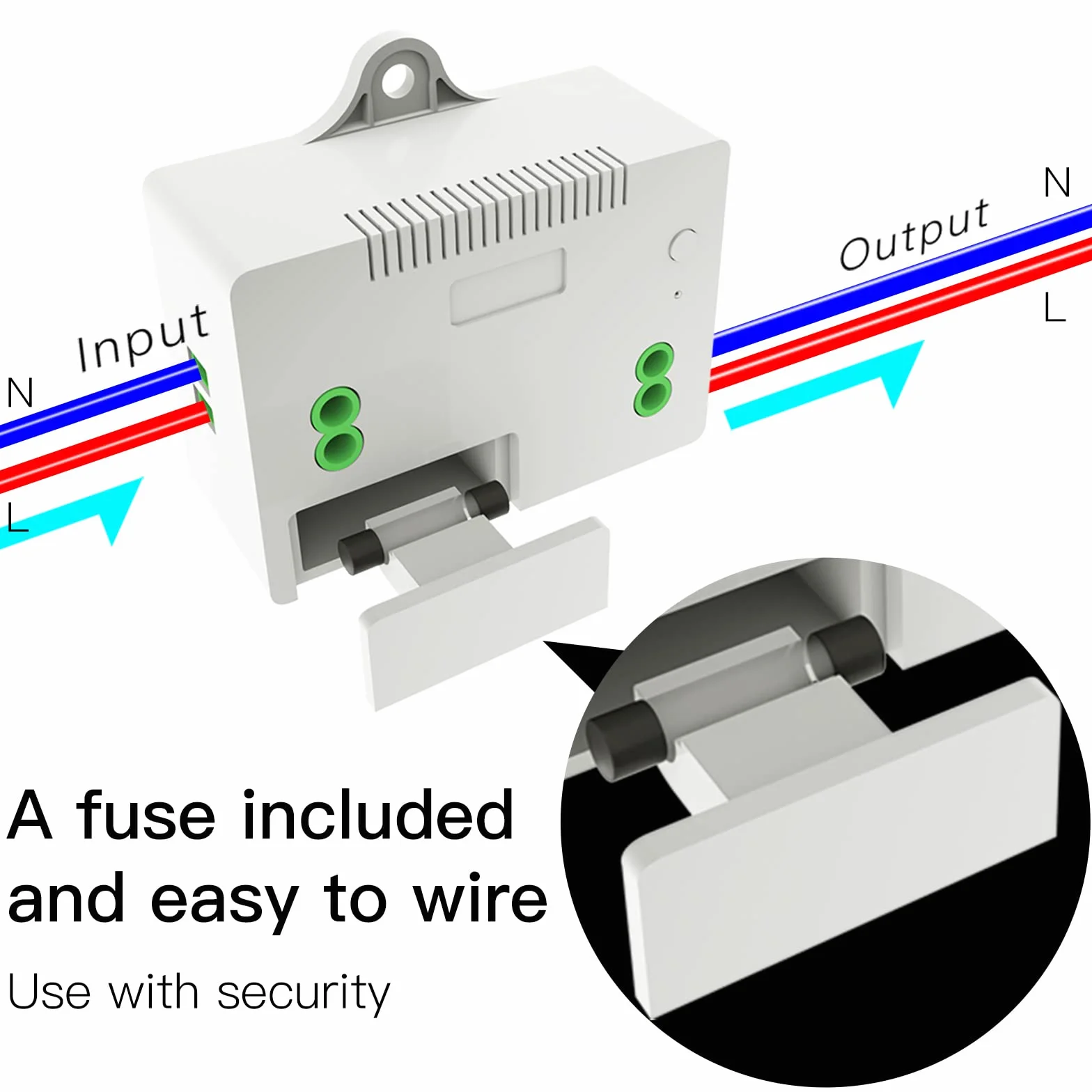 MOES Interruptor Inalámbrico Autoalimentado de Luz Conmutador RF433, Sin Cables Sin Bateria, Interruptor Pared con Receptor Lámpara Casa Iluminación (2 Interruptores 1 Receptor Kit)