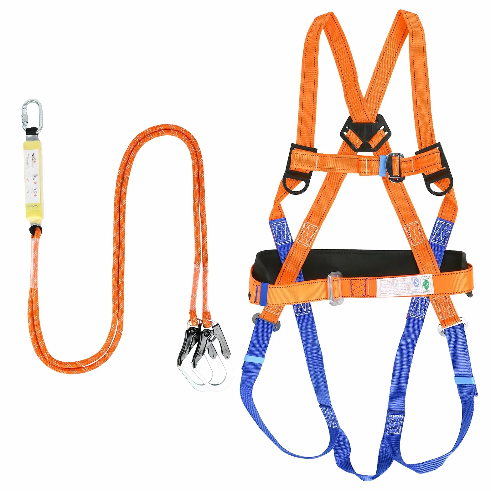 Cinturón de seguridad para todo el cuerpo con protección contra caídas multiusos