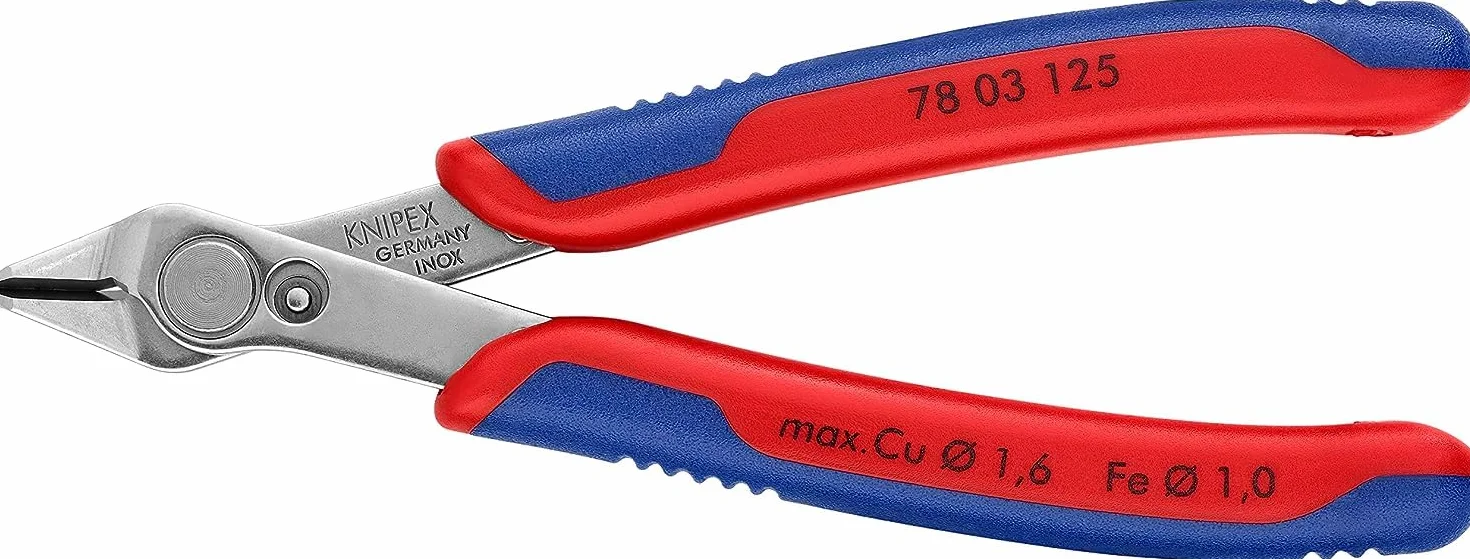 KNIPEX Electronic Super Knips con mangos multicomponente 125 mm, 78 03 125