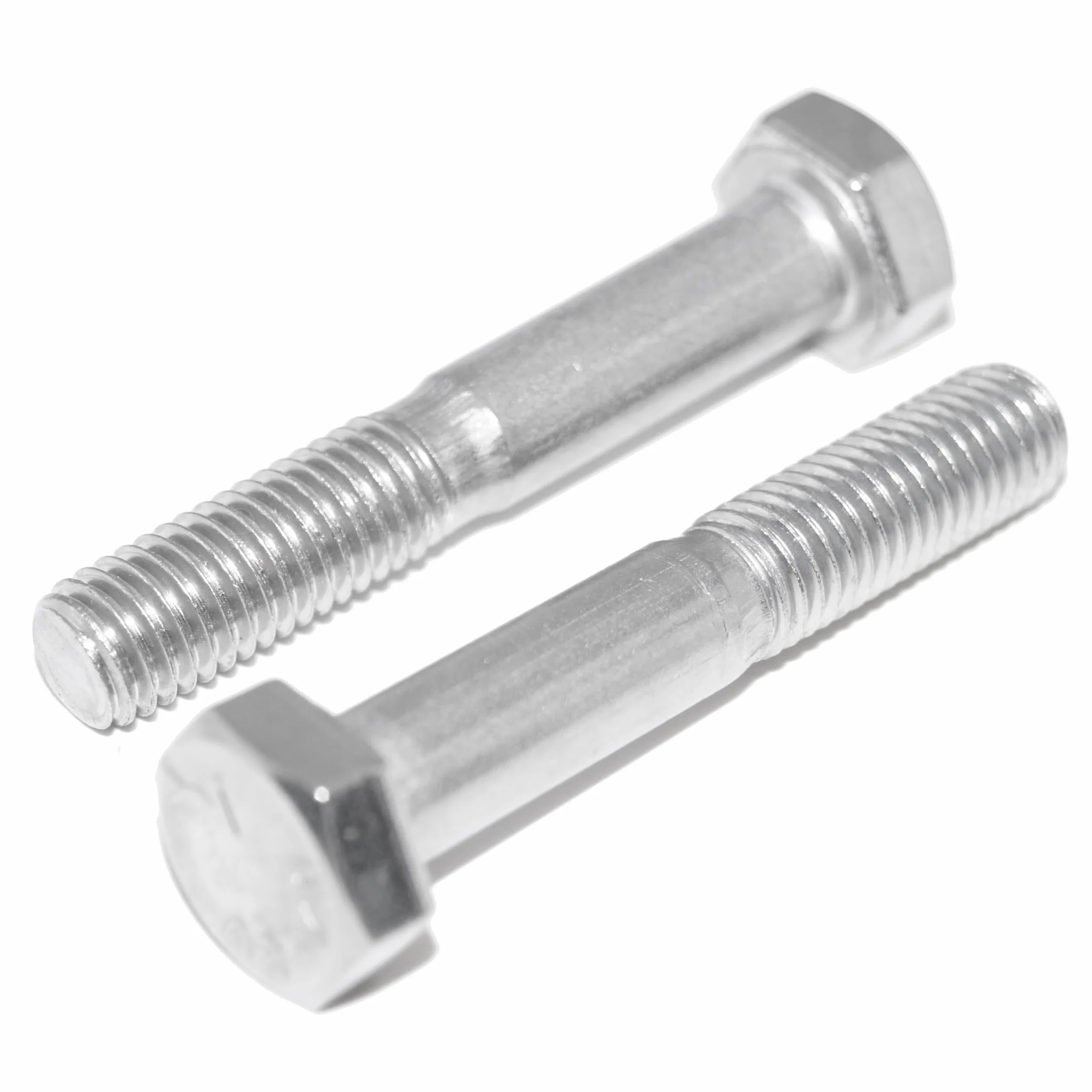 Tornillos hexagonales M12 x 180, 6 unidades, acero inoxidable A2/V2A, tornillos hexagonales con vástago DIN 931/ISO 4014, tornillo de máquina
