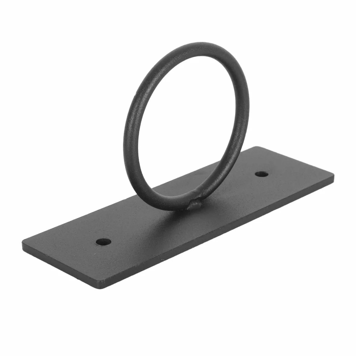 Alide Juego de 5 soportes para cables negros de acero inoxidable con cuerda de yute para pasamanos y escaleras.