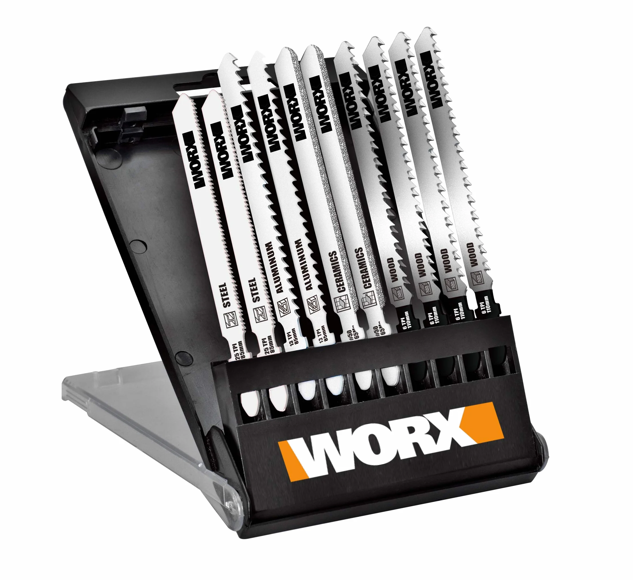 WORX WA8106 - Cuchillas de sierra de calar de repuesto para sierra multiusos AXIS