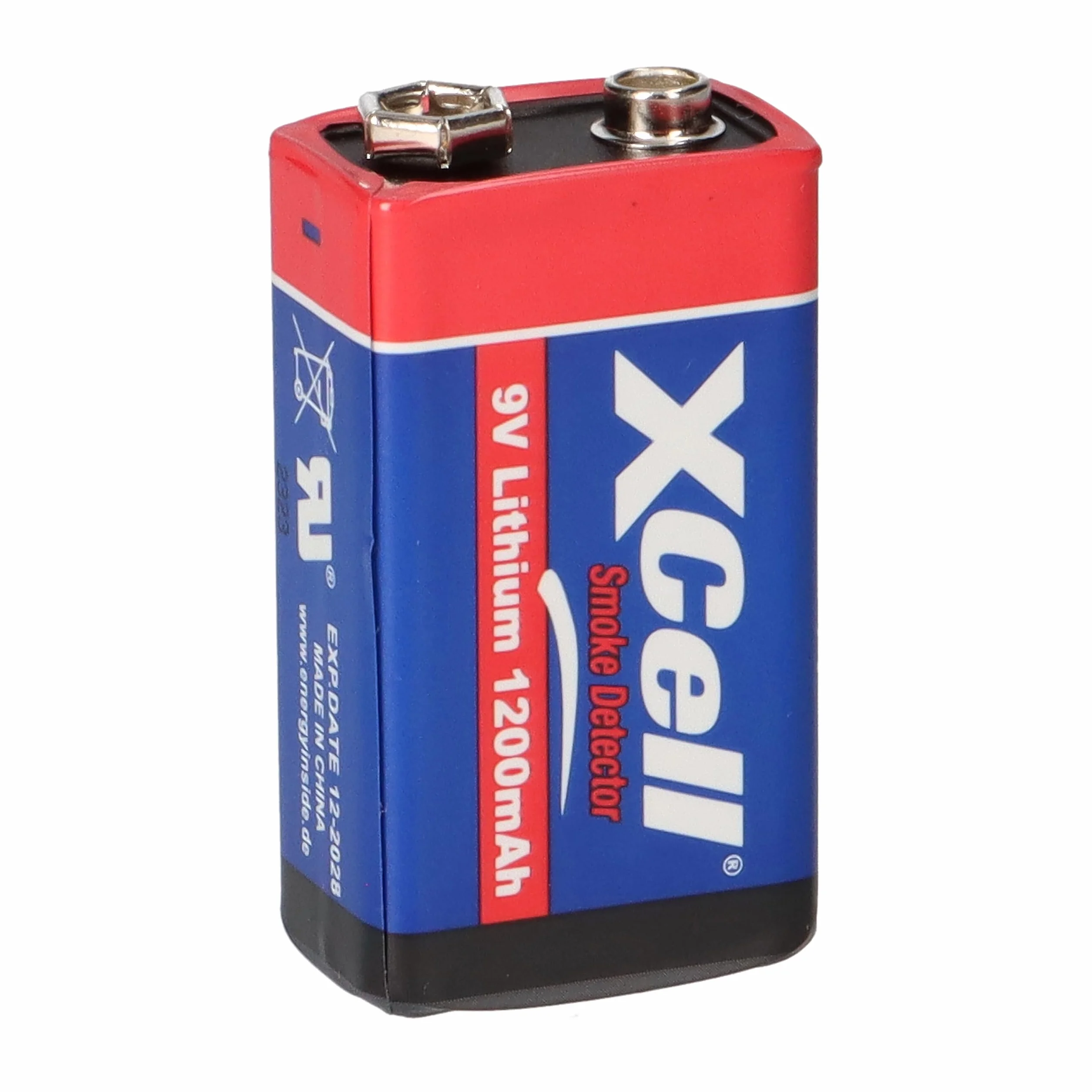 Baterías de litio 9V 1200 mAh E-Block Juego de 2 pilas