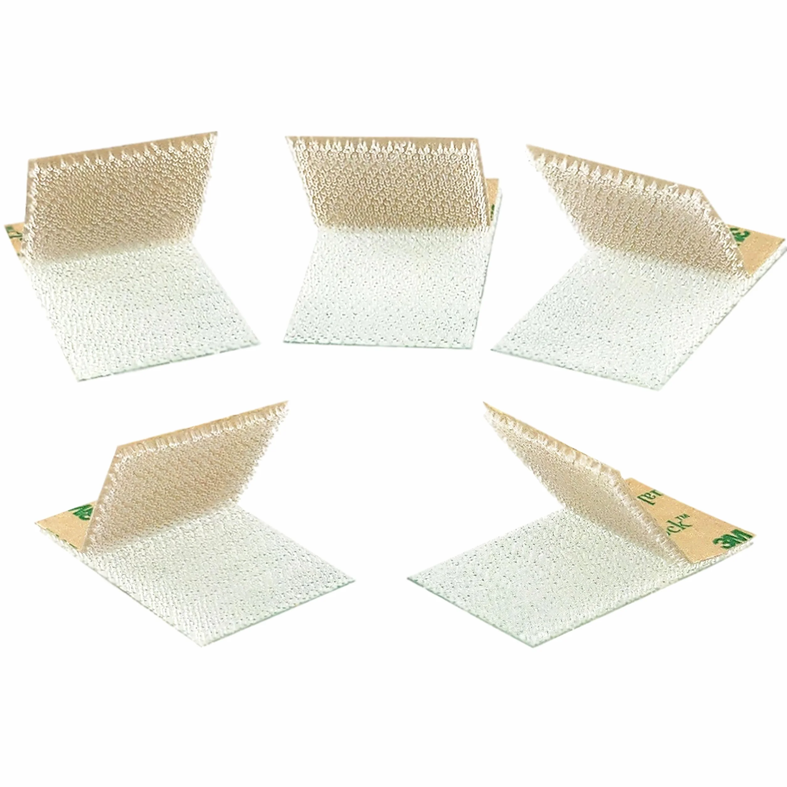 Dual Lock Thin SJ4570 - Cinta de cabeza de seta con cierre a presión, fina y flexible, parte trasera autoadhesiva con adhesivo acrílico, 25,4 mm x 50 mm, 10 unidades
