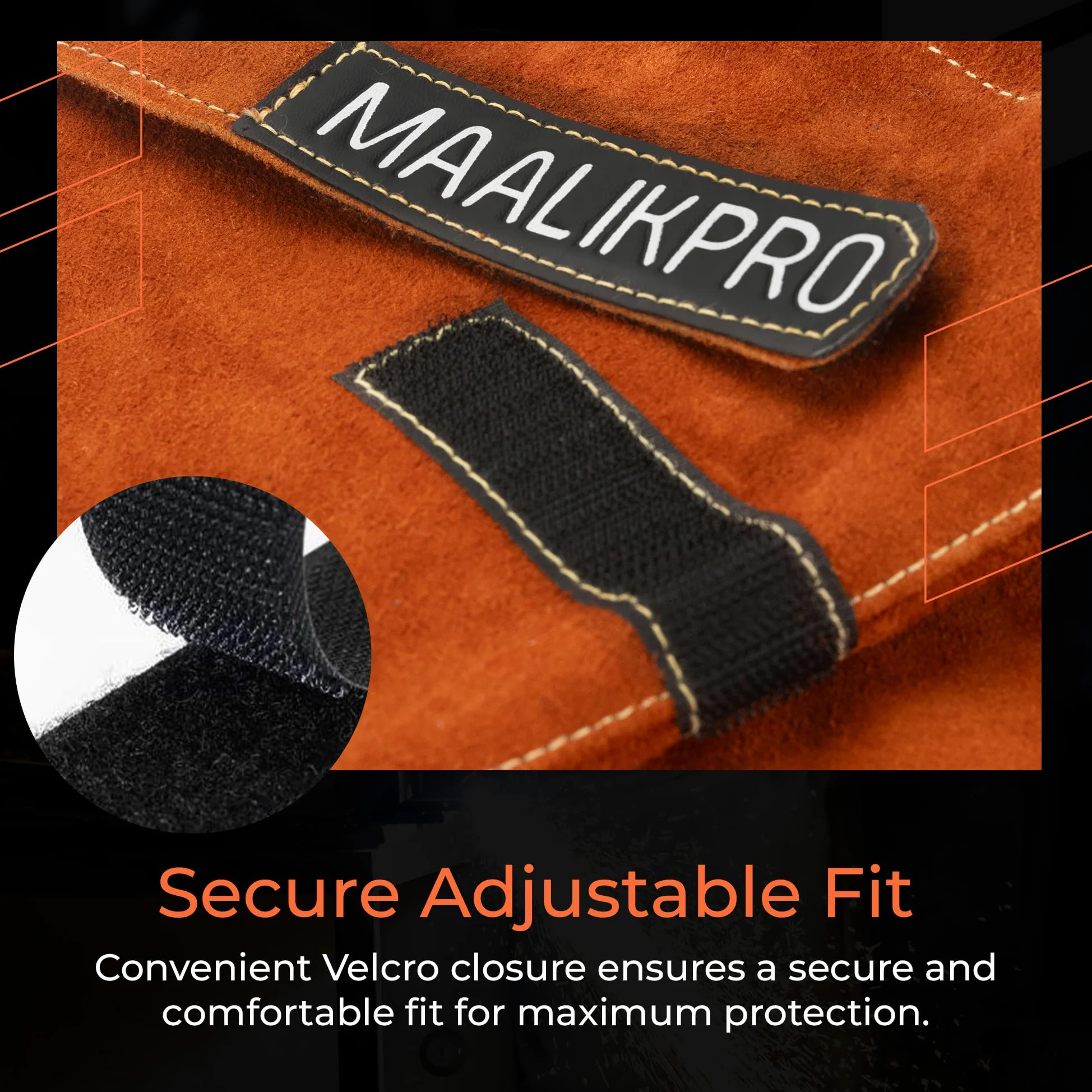 Mangas de trabajo de soldadura de cuero, resistentes al calor y al fuego, para hombres y mujeres, ideales para soldadura y trabajo industrial